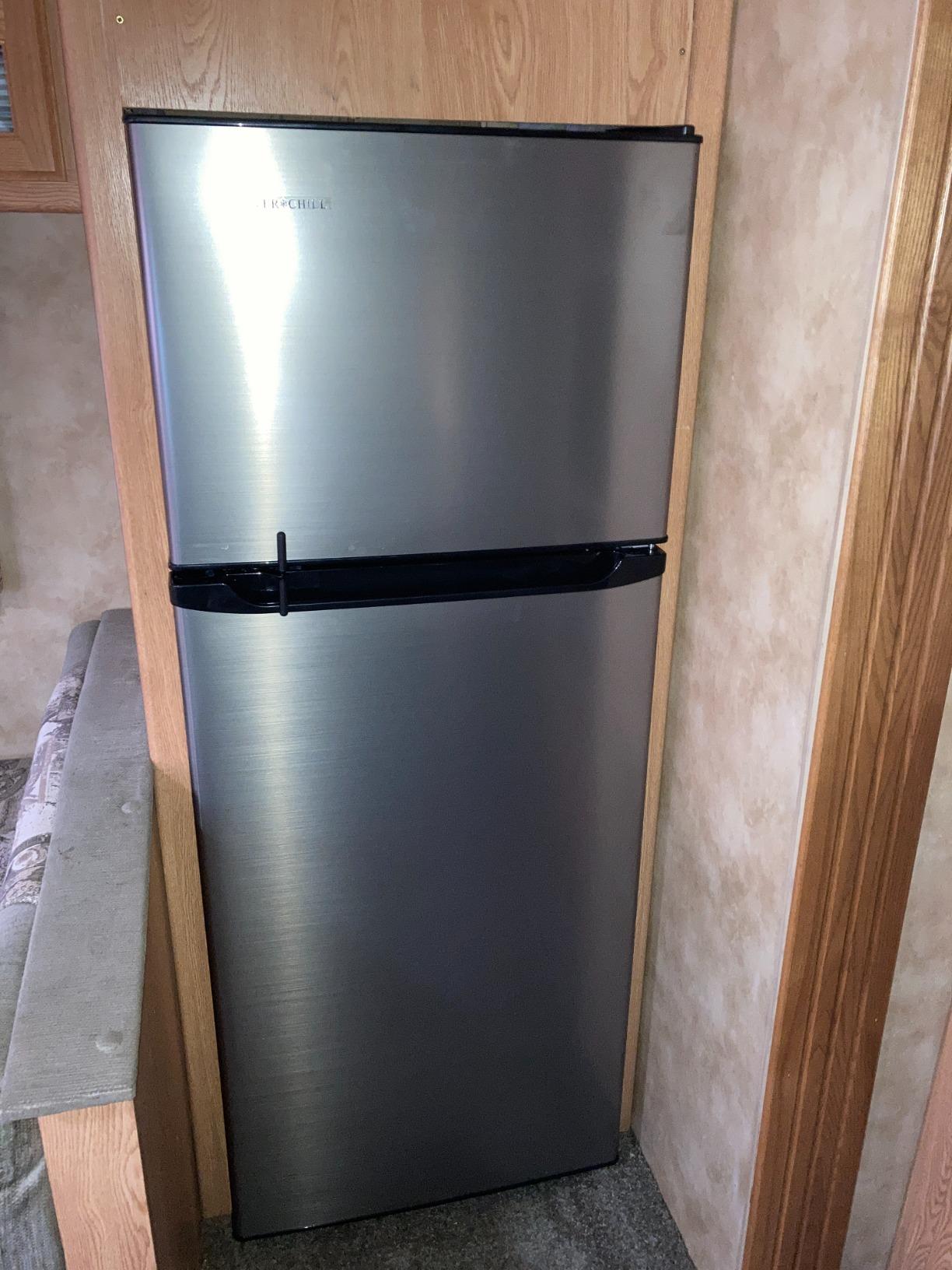RecPro 10 Cu Ft 12V RV Refrigerator | Black | Frost-Free | Double Door customer photo 2