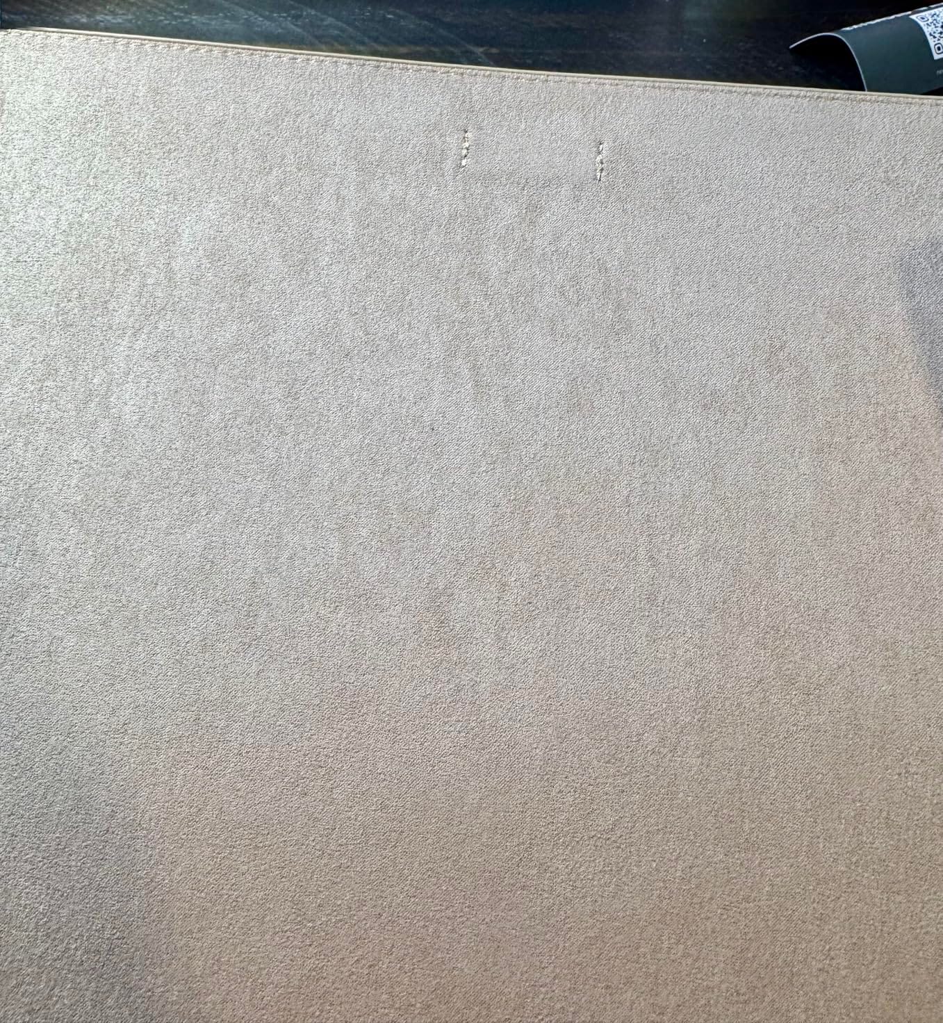 Nordik Leather Desk Mat - Pebble Black - Large Leather Desk Pad 35x17 in customer photo 2