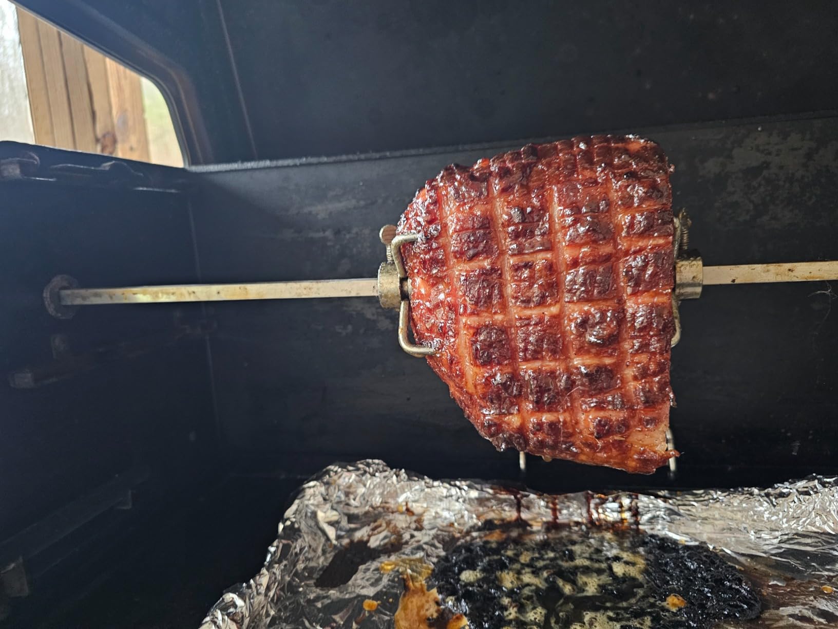 Masterbuilt® Gravity Series Rotisserie Accessory Attachment with Stainless Steel Spit Rods, Meat Claws and and Electric Power Source, Model MB20091220 customer photo 1