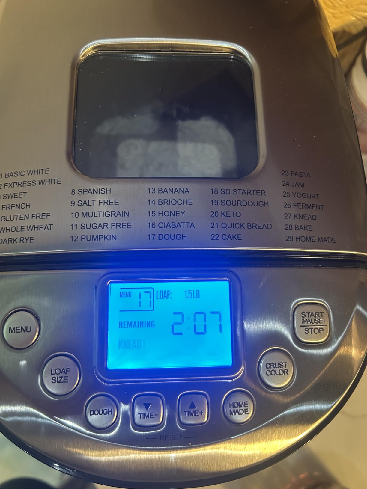 KITCHENARM 29-in-1 SMART Bread Machine with Gluten Free Setting 2LB 1.5LB 1LB Bread Maker Machine with Homemade Cycle - Stainless Steel Breadmaker with Recipes Whole Wheat Bread Making Machine customer photo 2