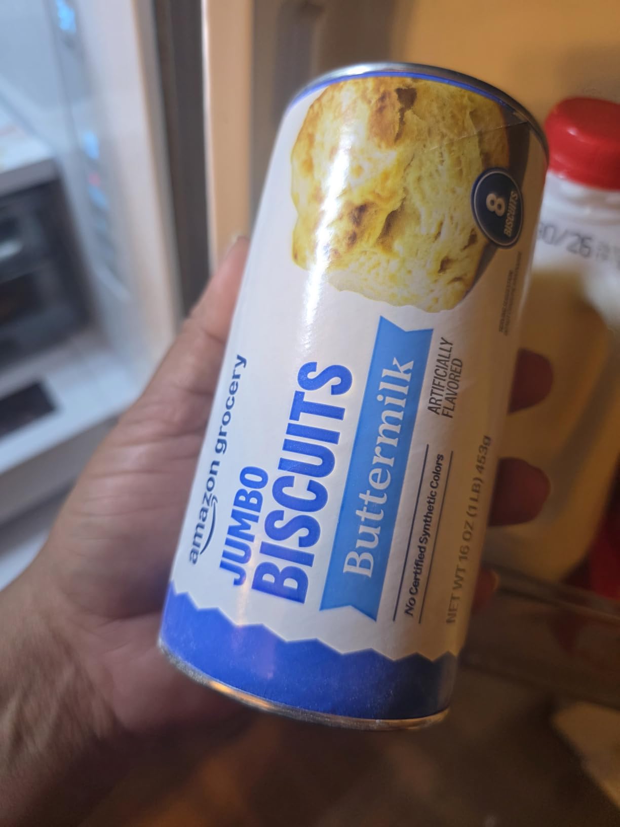 Amazon Grocery, Jumbo Buttermilk Biscuits, 16 Oz, 8 Ct (Previously Amazon Fresh, Packaging May Vary) customer photo 1
