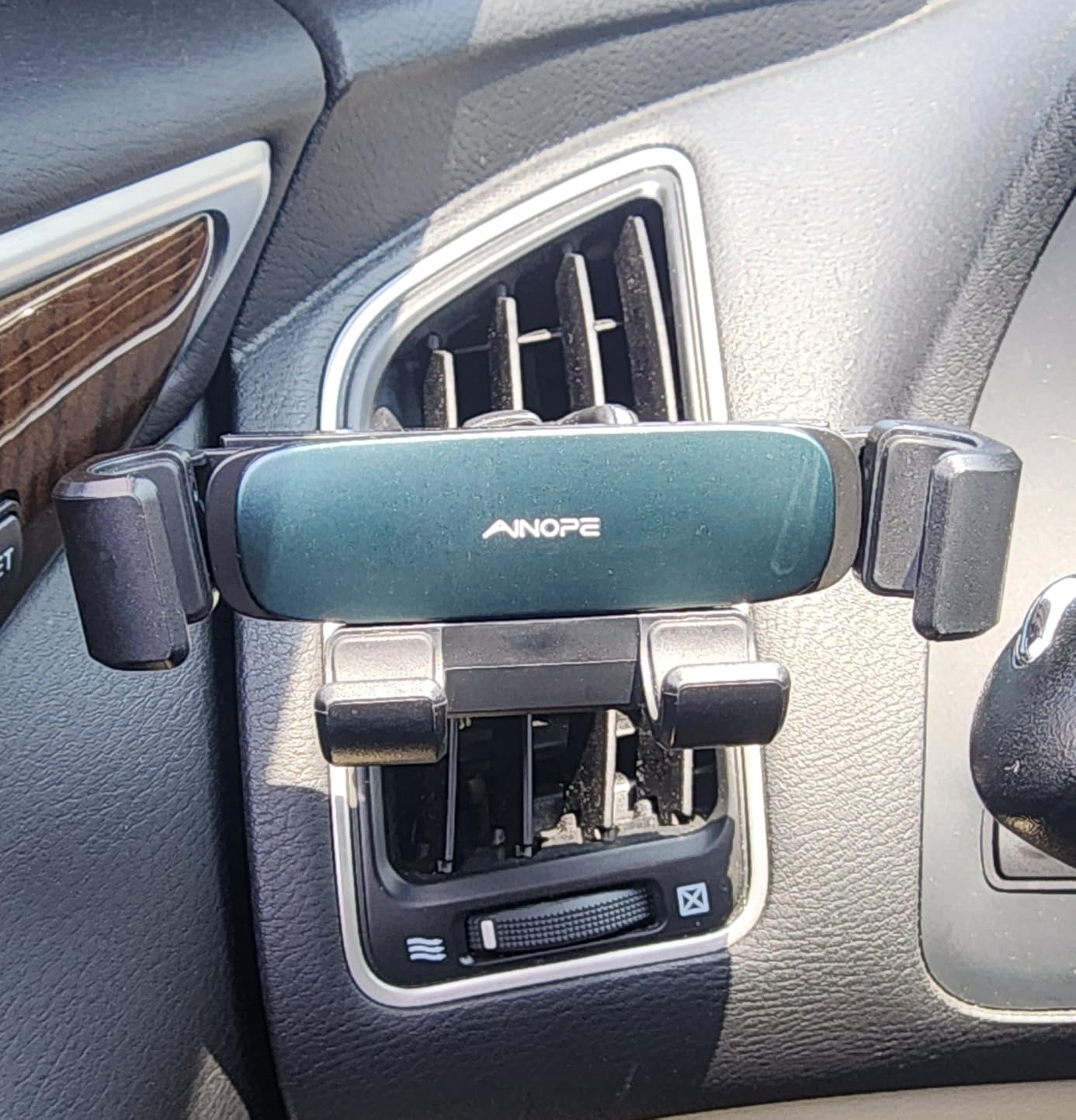 AINOPE Air Vent Phone Mount for Car [Drop-in Grip]Gravity Phone Holder for Car Vent Phone Mount for iPhone 18 Pro Max 17 16 15 Galaxy S26 S25, Universal Interior Accessories Gifts for Men Women, Black customer photo 2