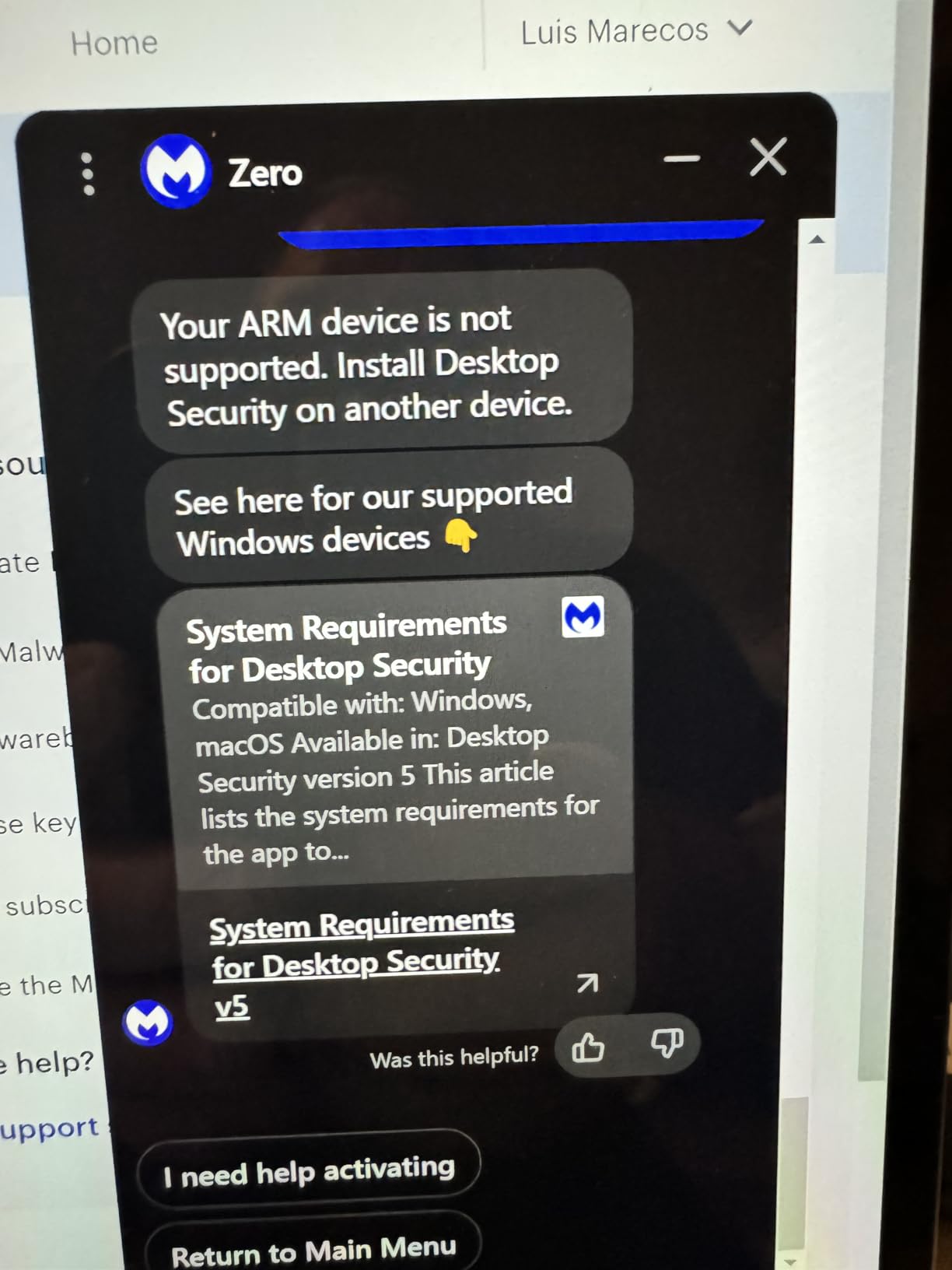 Malwarebytes Standard, Premium Security | 1 Year, 5 Device | Windows, Mac OS, Android, Apple iOS, Chrome [Online Code] customer photo 2