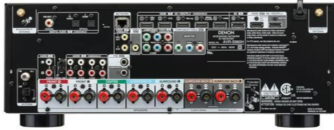 Denon AVR-S960H 8K Ultra HD 7.2 Channel (90Watt X 7) AV Receiver, Black customer photo 1