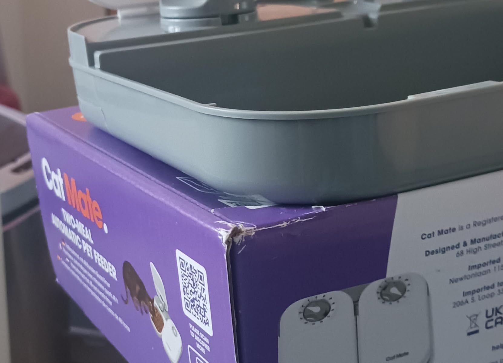 Cat Mate C200 Automatic 2 Meal Pet Feeder with Timer for Cats & Small Dogs customer photo 2