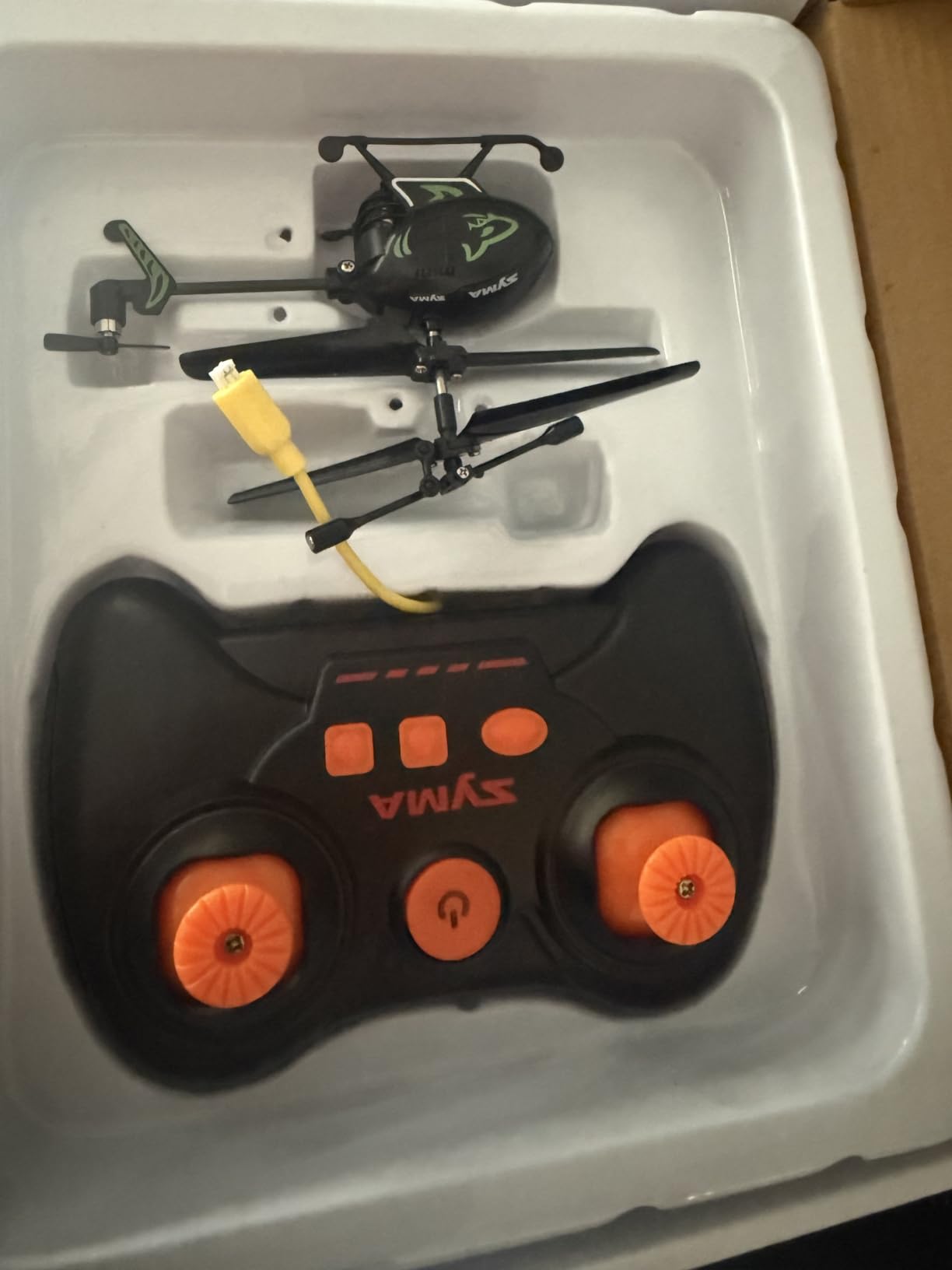 SYMA S100 Mini RC Helicopter for Kids, Indoor Flying, Altitude Hold, Black customer photo 1