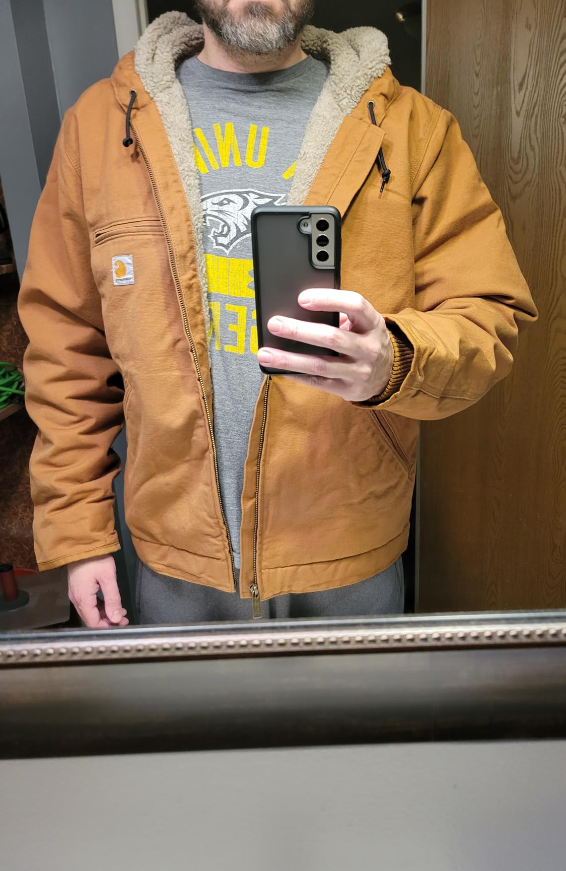 Carhartt Men's Washed Duck Sierra Jacket customer photo 2