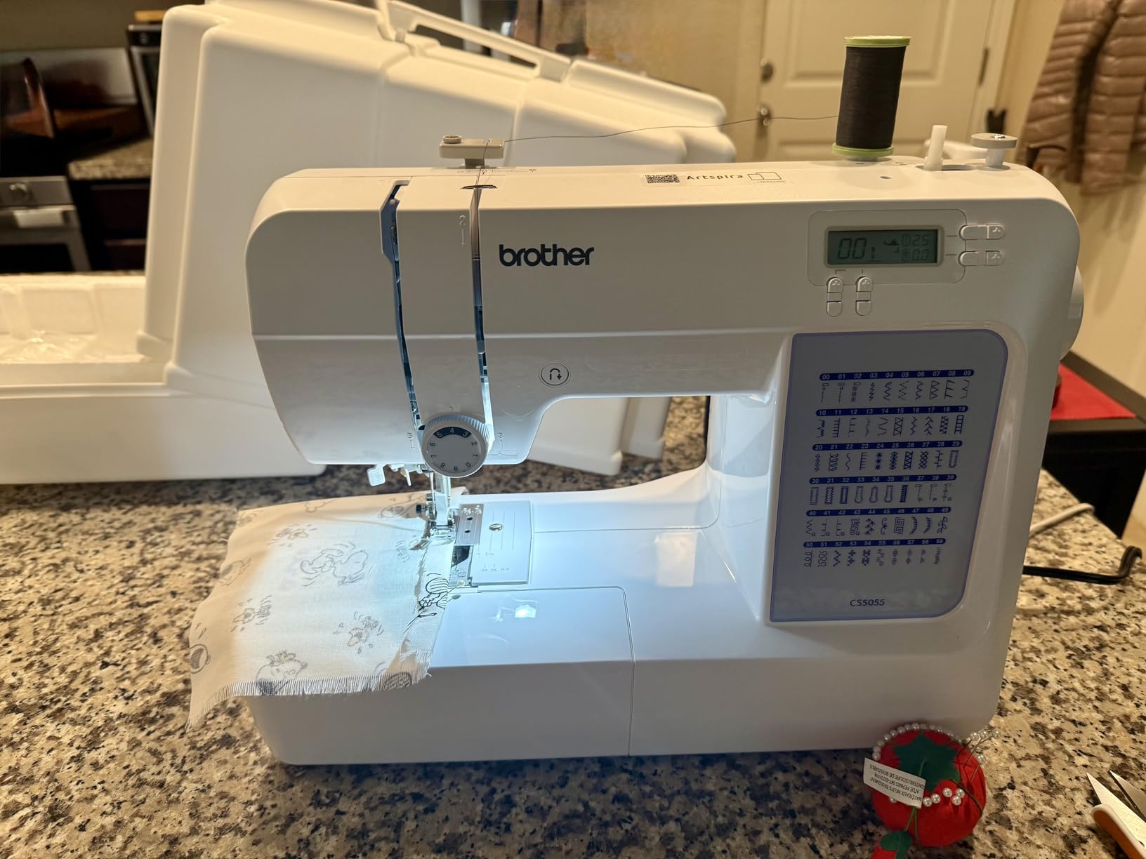 Brother CS5055 Computerized Sewing Machine with LCD Display customer photo 2
