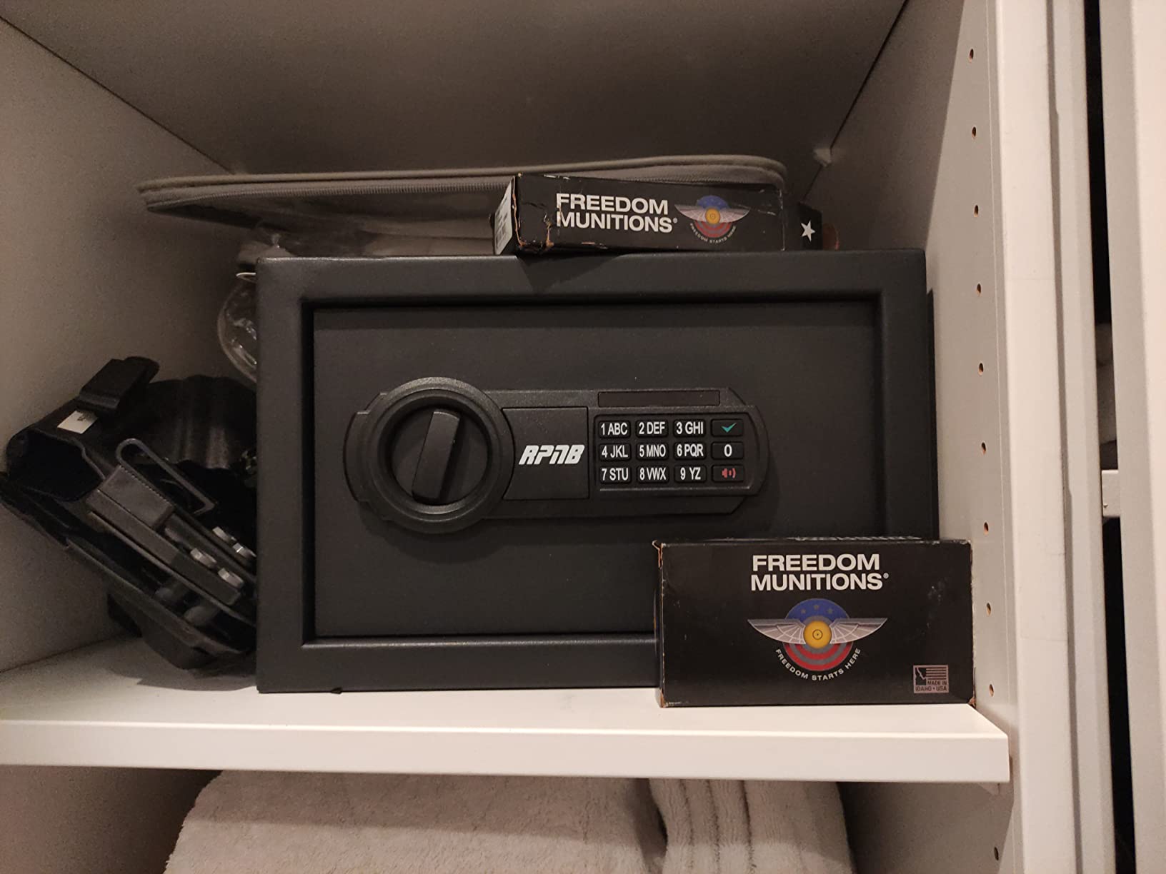 RPNB Small Home Safe Box,Personal Safe,Mini Money Safes for Home,0.5 CuFt customer photo 2