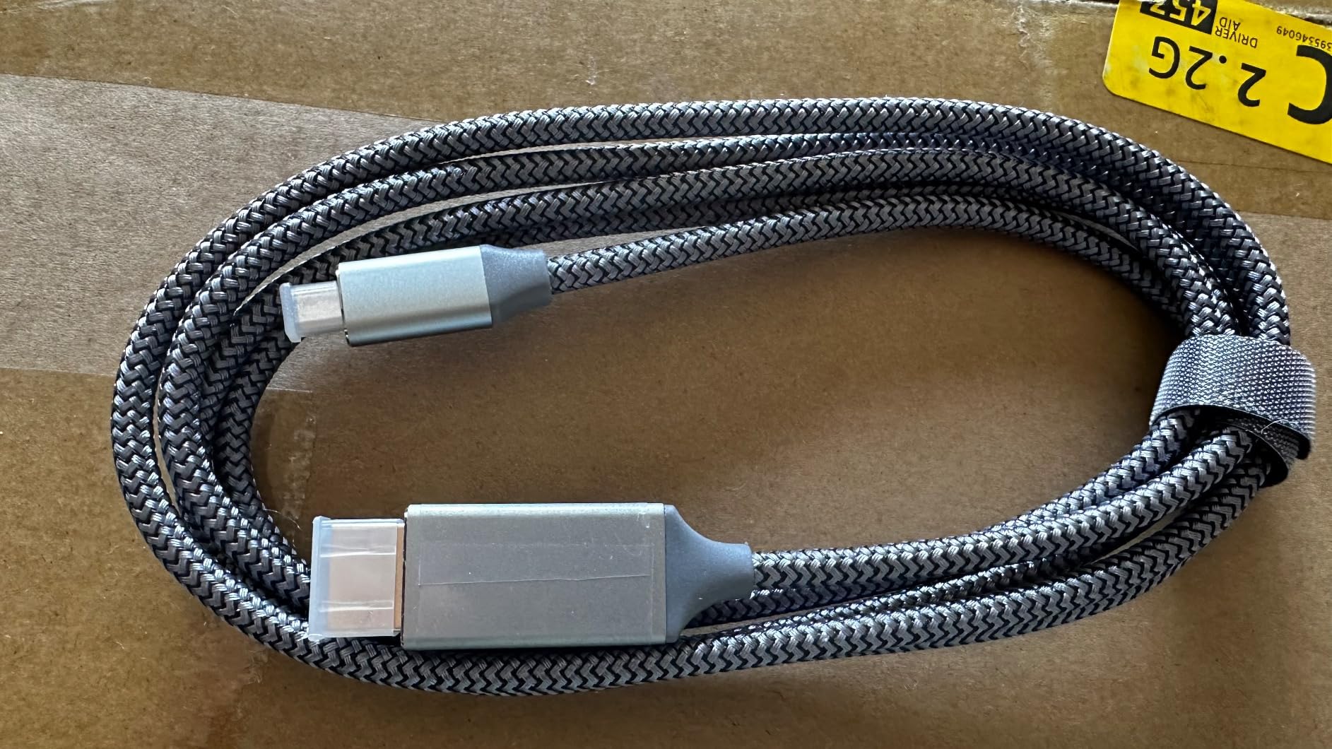 4K Micro HDMI to HDMI Male Cable Adapter, Grey 6FT customer photo 2