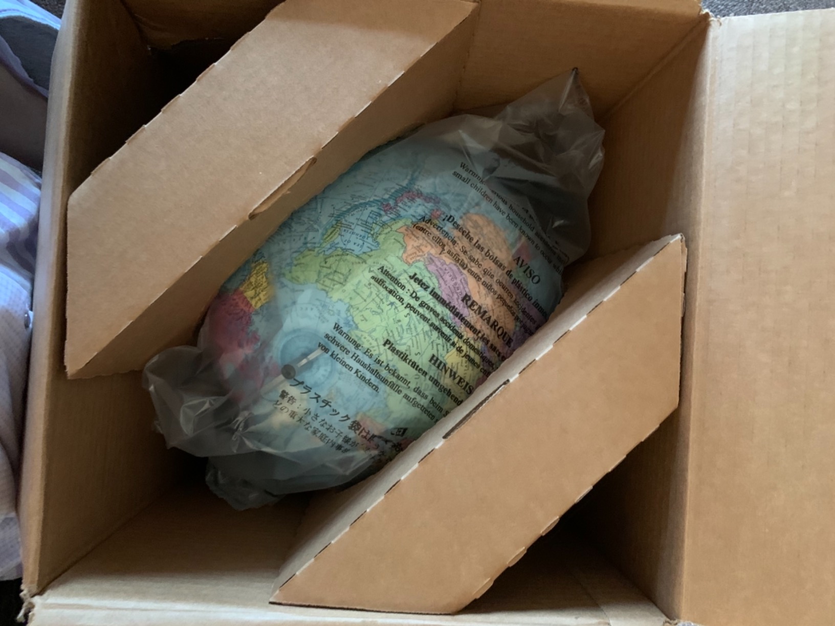 Replogle Student - Educational Classic World globe, Blue Ocean, Raised Relief feature, including a bonus map, made in USA, 12