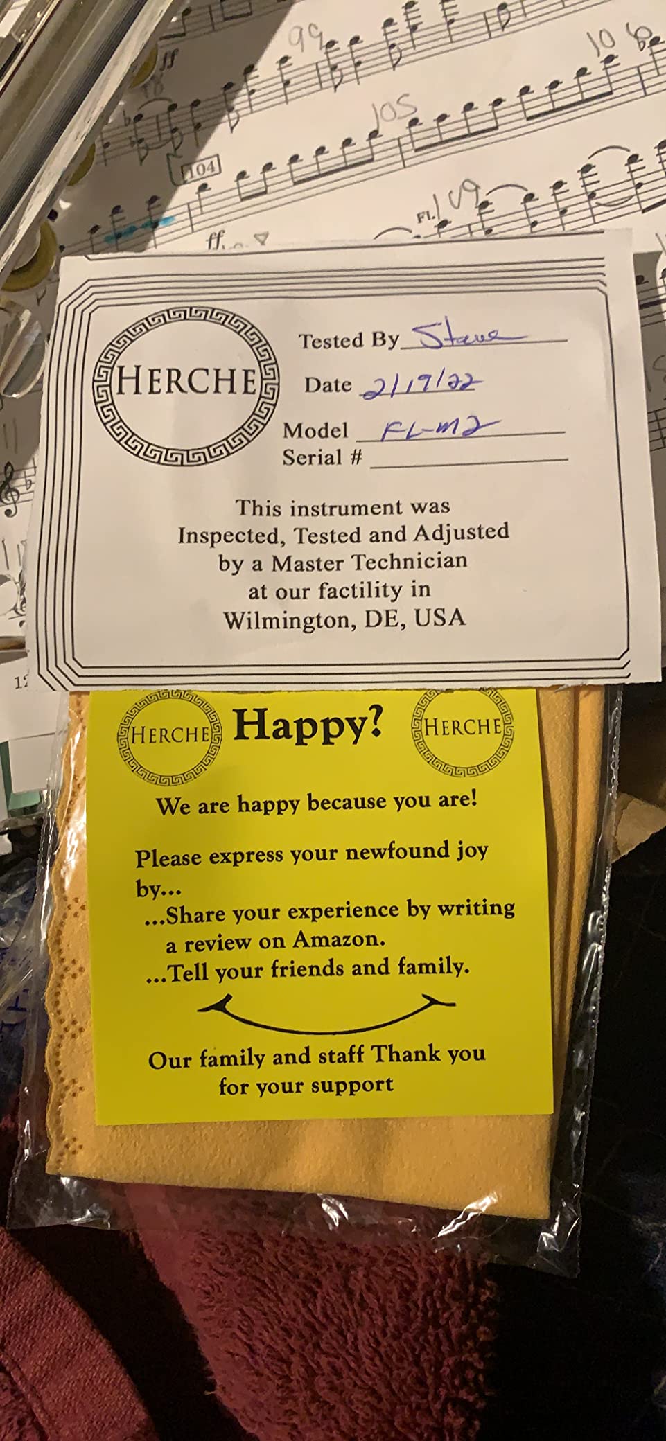 Flute Herche Superior Flute M2 customer photo 2
