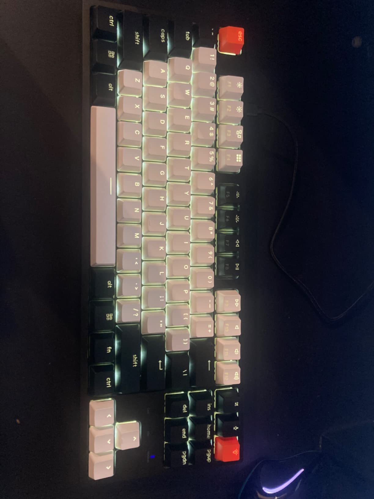 Keychron C1 Wired TKL Hot-Swappable Mechanical Keyboard, White Backlight customer photo 1