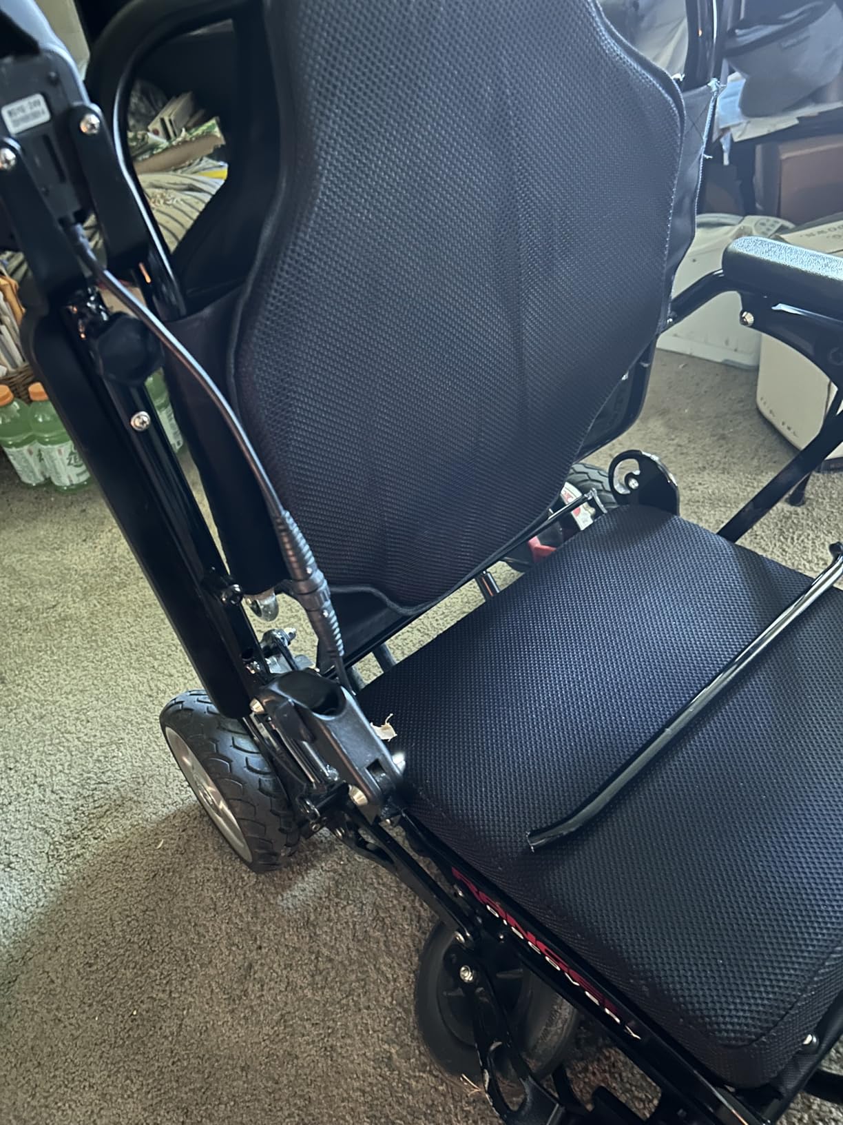 Porto Mobility Ranger Superlight Traveler Foldable & Portable Dual Motor Airline Ready Lightweight Electric Wheelchair (Black) customer photo 1