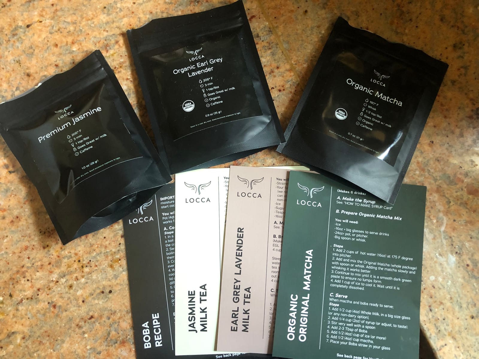 Locca Boba Tea Kit | 24+ Bubble Teas | Premium Daily Joy Kit | Premium Matcha, Earl Grey Lavender, Jasmine | Vegan & Gluten Free Boba Drink | Premium DIY Boba Tea Kit (DAILY JOY) customer photo 2