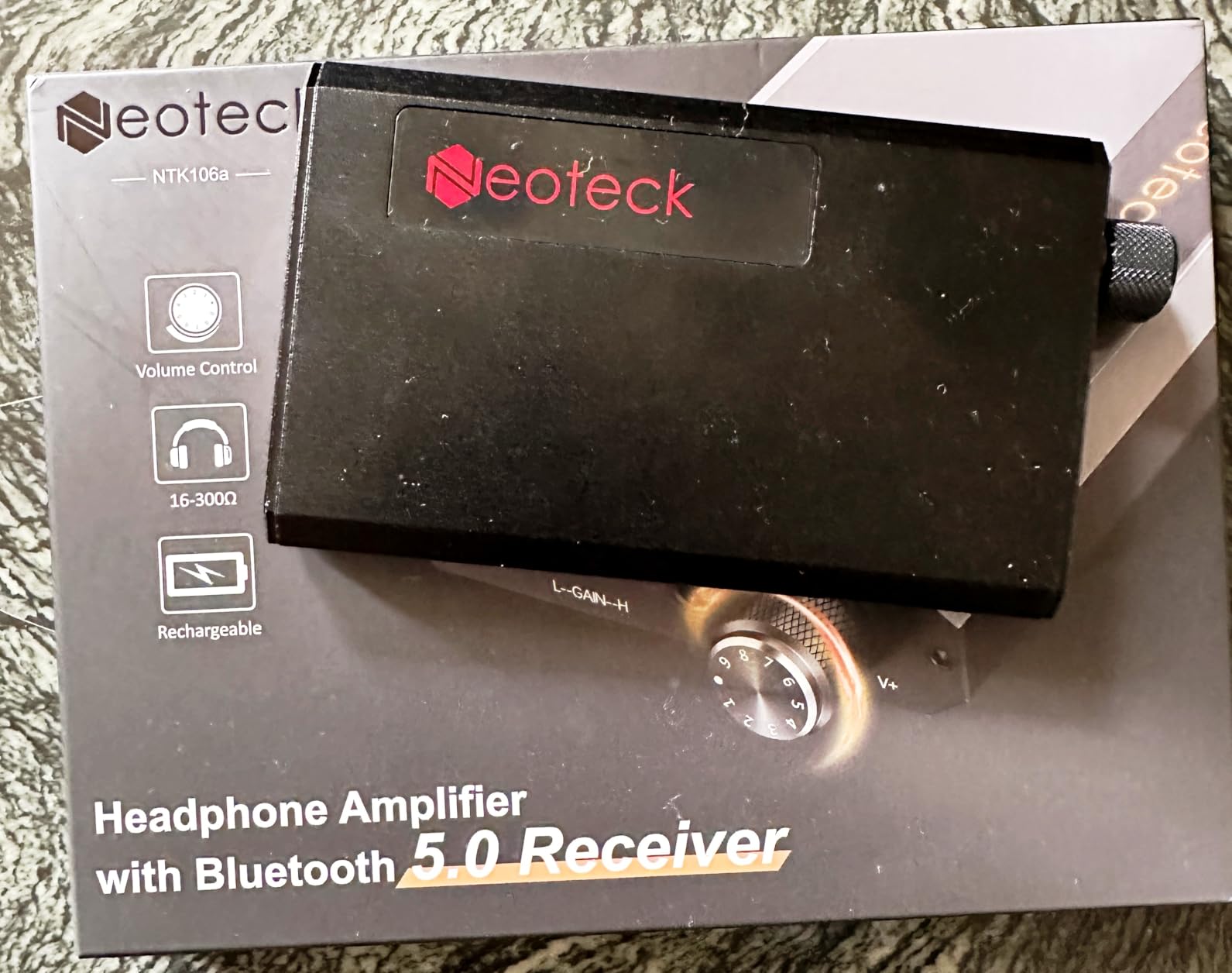 Neoteck Headphone Amplifier Bluetooth 5.0 Headphone Amp 16-300Ω customer photo 2