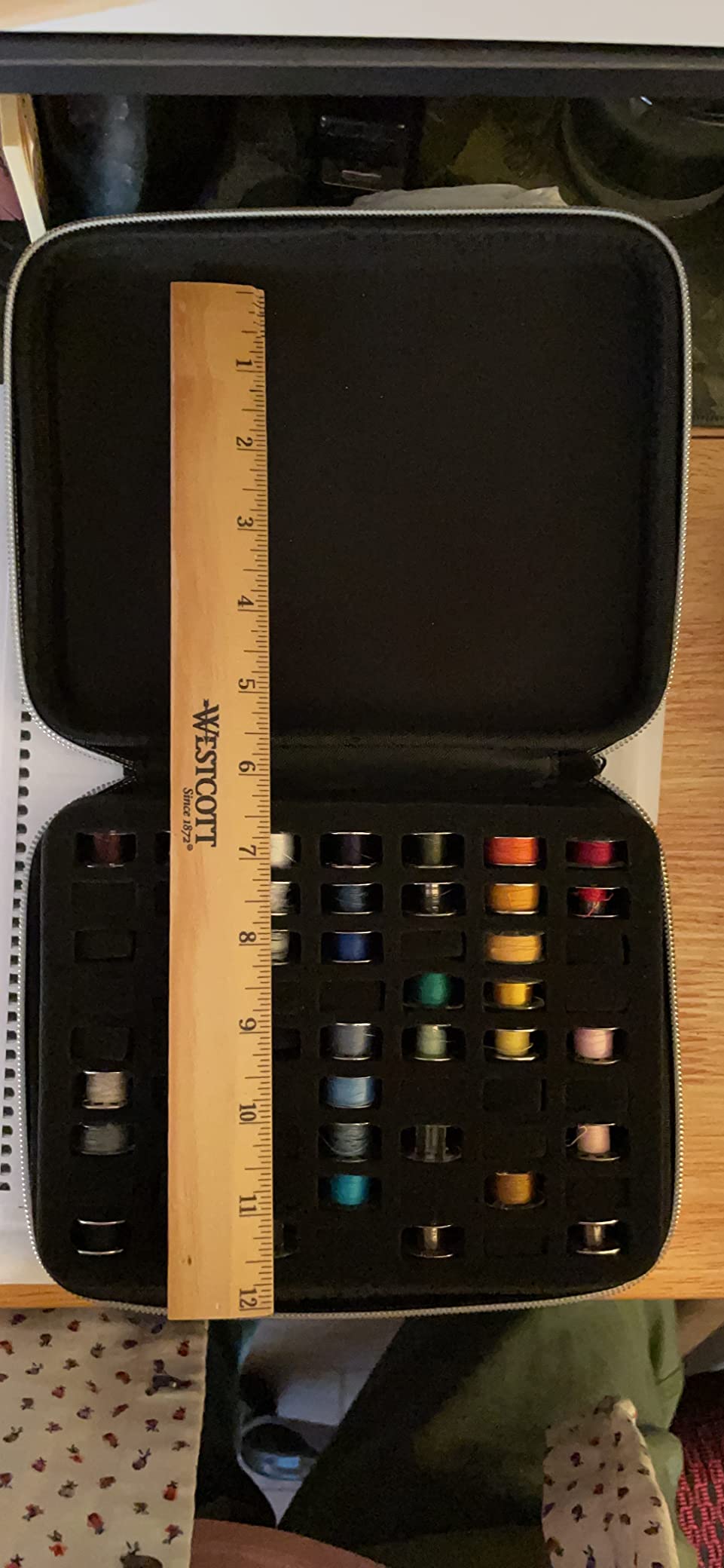 ALKOO Bobbin Holder Organizer Case, Holds 63 Bobbins customer photo 2