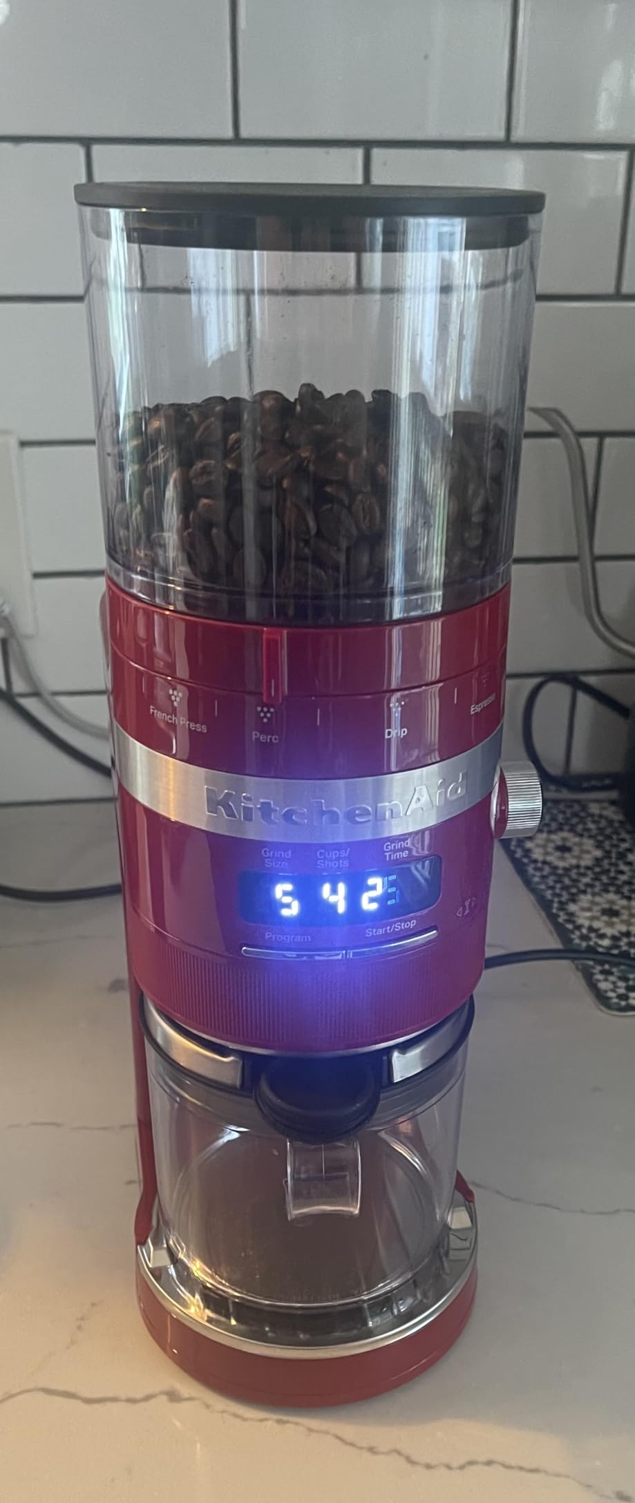 KitchenAid Burr Coffee Grinder, KCG8433, Matte Black customer photo 2