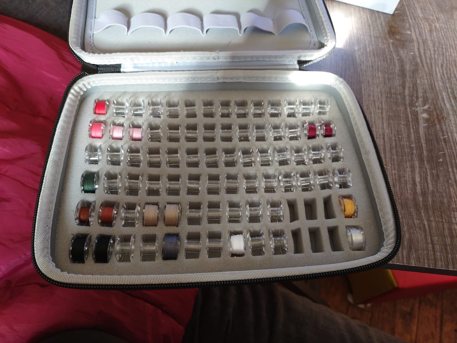 GWCASE 84-Bobbin Thread Organizer Case for Brother for Janome for Singer customer photo 2