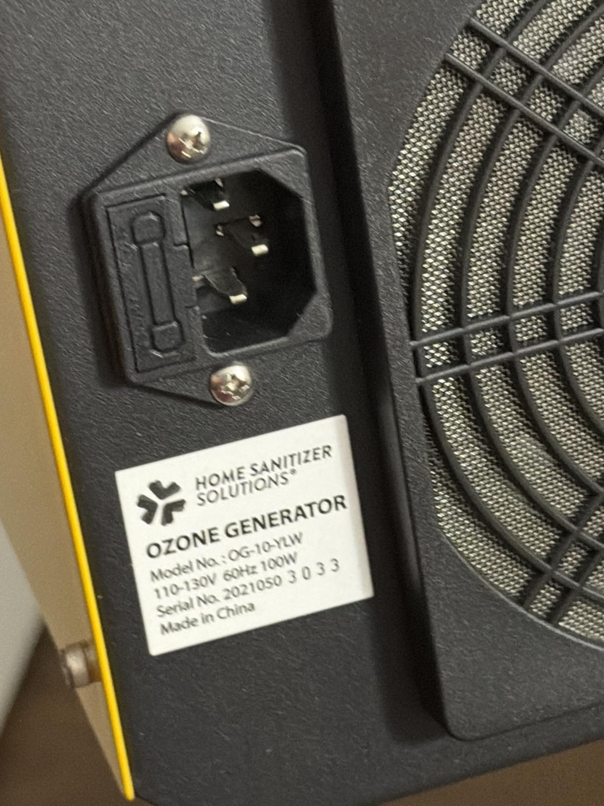 Ozone Generator for Home and Commercial Use -10,000mg/h, O3 Air Purifier and Ionizer Machine customer photo 1