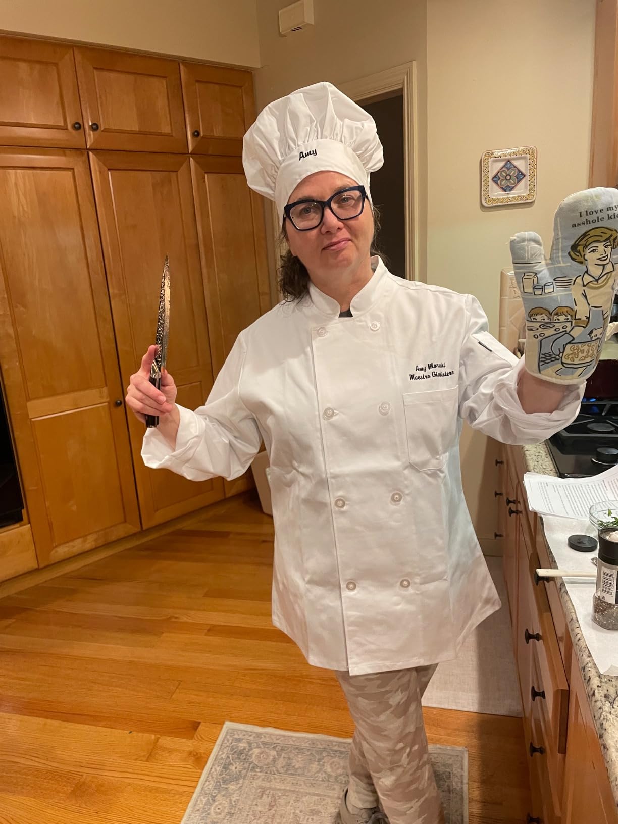 ChefsCloset Personalized Embroidered Chef Coat Customized Chef Jacket customer photo 1