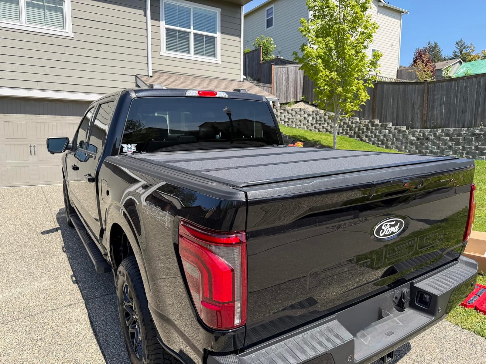 RealTruck BAK BAKFlip MX4 Hard Folding Truck Bed Tonneau Cover | 448339 | Fits 2021-2026 Ford F-150 (incl. Raptor/Lightning) 5' 7