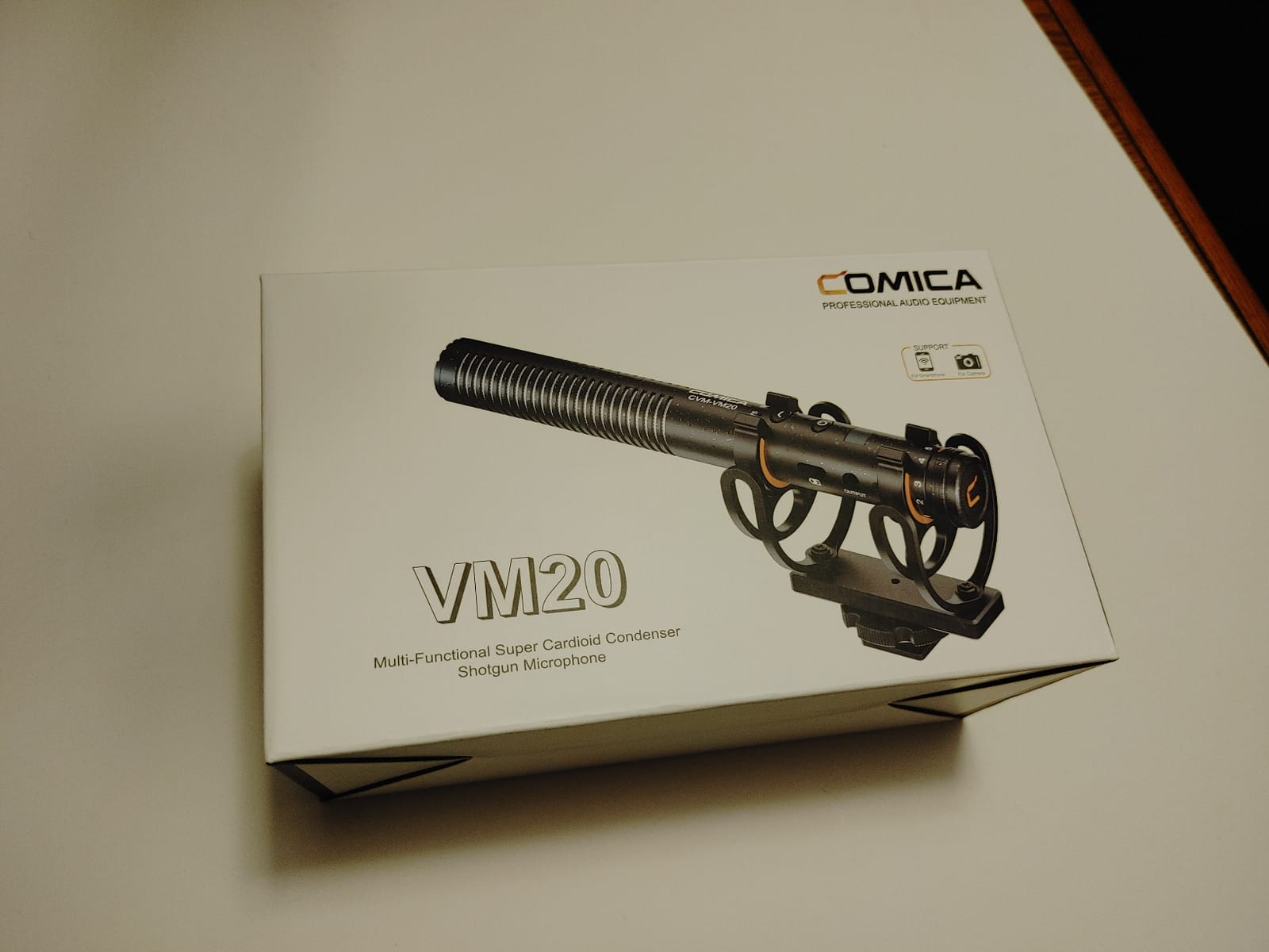 COMICA VM20 Shotgun Microphone for Camera, Super-Cardioid Camera Microphone with Rycote Shockmount, Windscreen, Wind Muff, OLED Power Display, Video Mic for Smartphones, DSLR Cameras, Camcorders customer photo 1