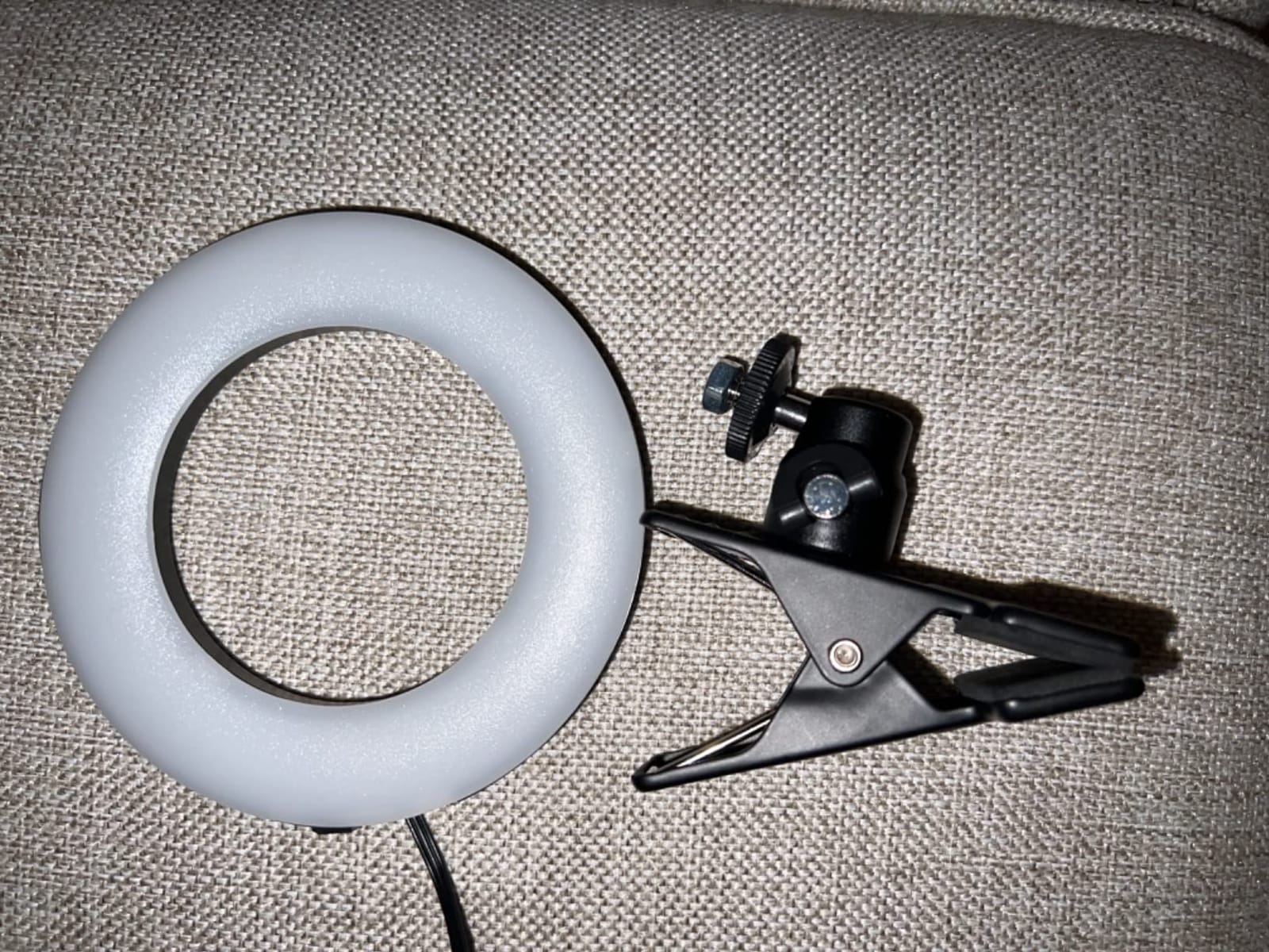 Cyezcor Video Conference Lighting Kit, Ring Light for Monitor Clip On customer photo 2