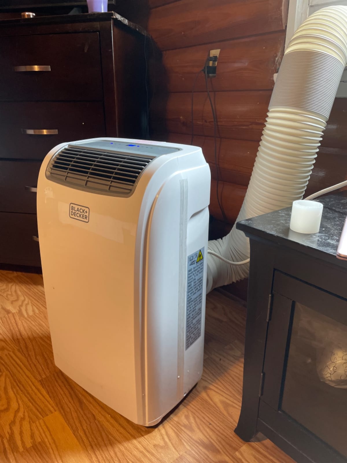 BLACK+DECKER Portable Air Conditioner, 7,500 BTU, BPT05WTB, White customer photo 1