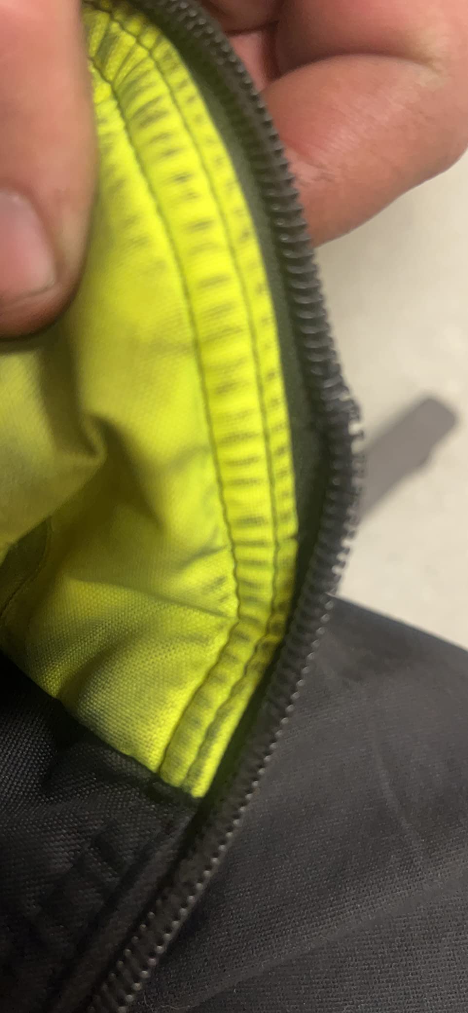 Pioneer Hi Vis Waterproof Heated Safety Bomber Jacket - Winter Rain Gear for Men - Reflective Tape - Detachable Hood customer photo 1