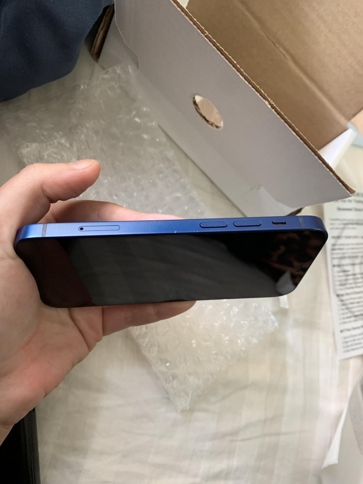 Apple iPhone 12 Mini, 64GB, Blue - Unlocked (Renewed) customer photo 2