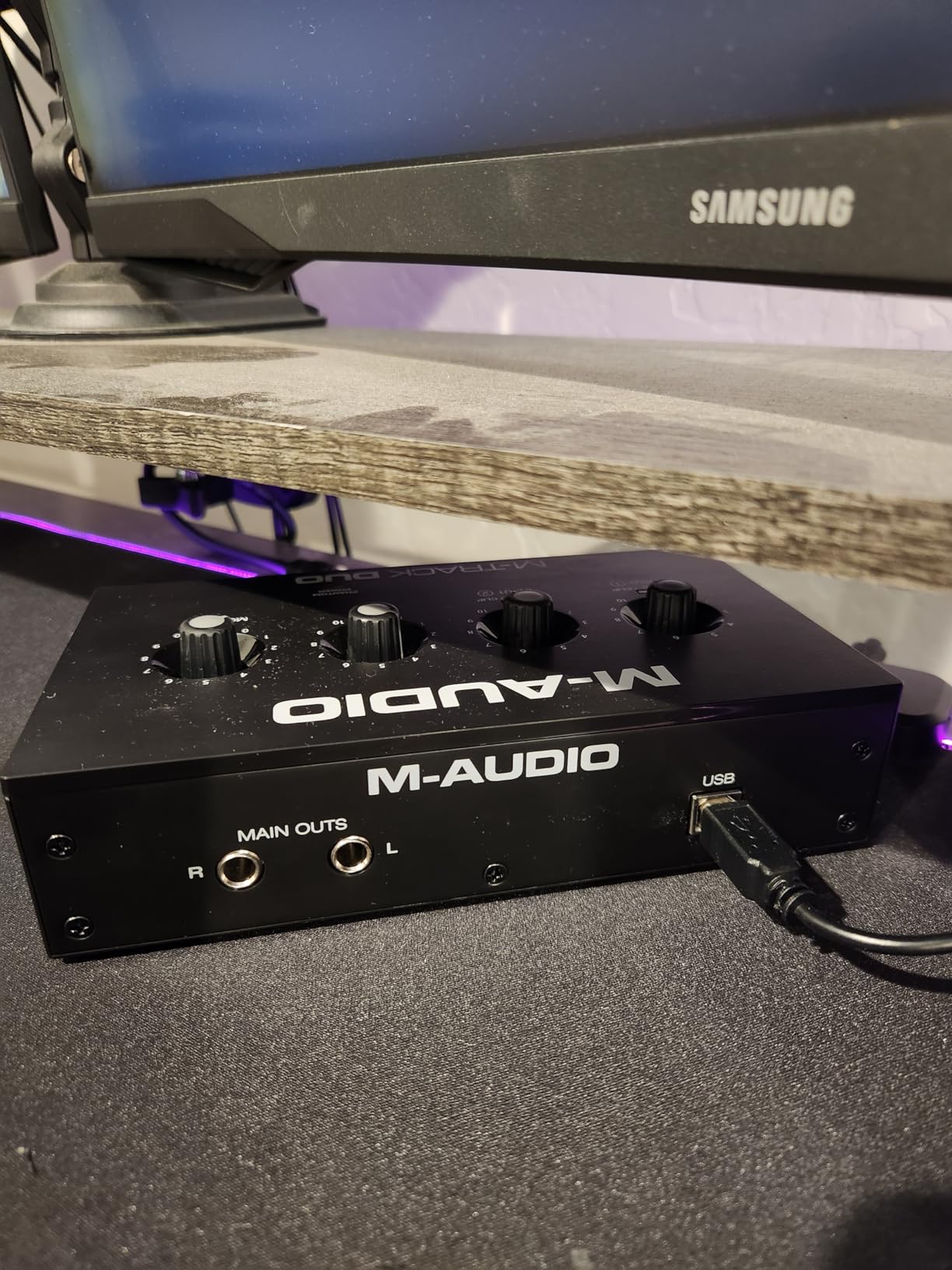 M-AUDIO M-Track Duo USB Audio Interface customer photo 1