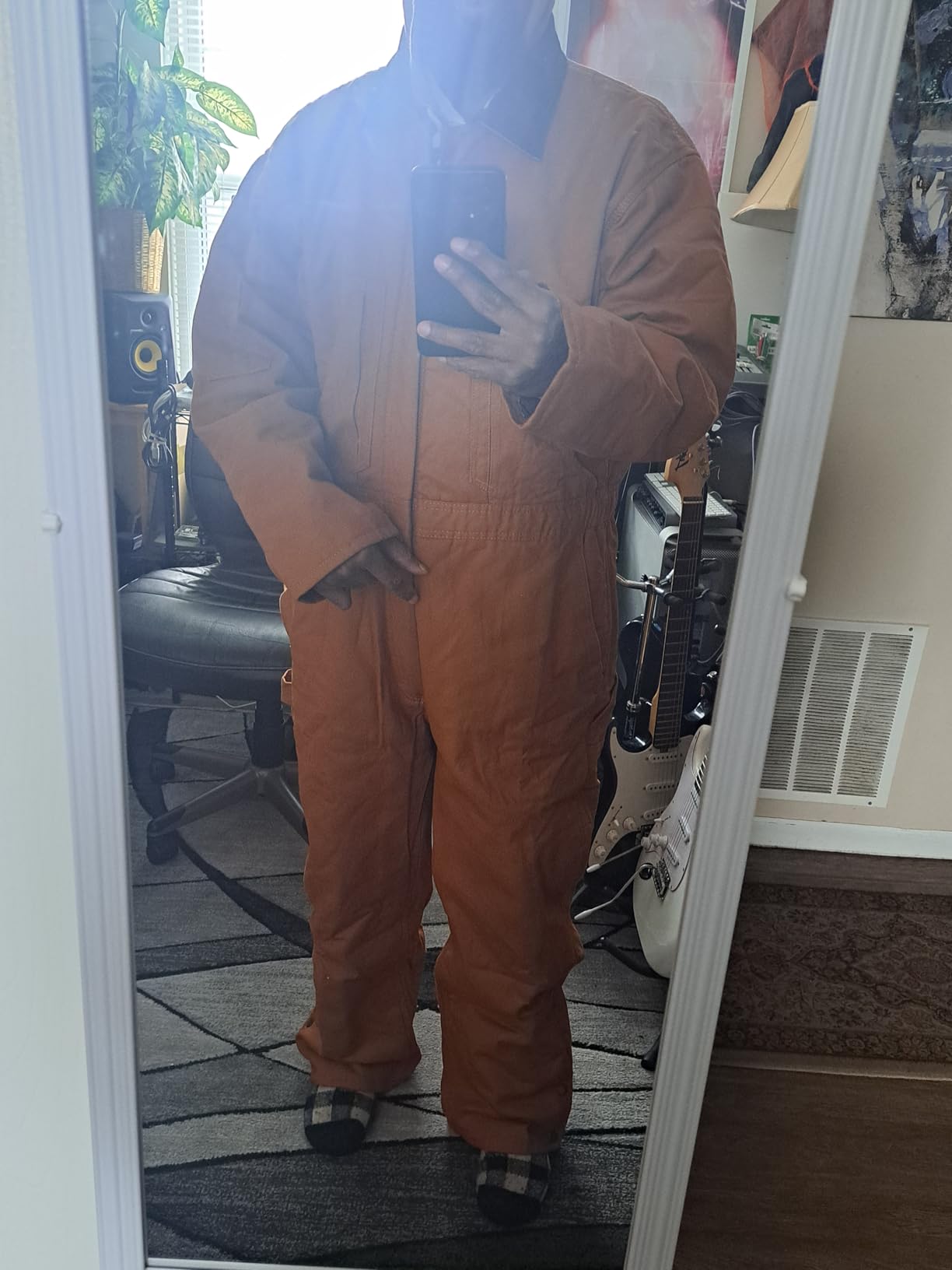 Bass Creek Outfitters Mens Insulated Coveralls Work Jumpsuit with Pockets customer photo 2