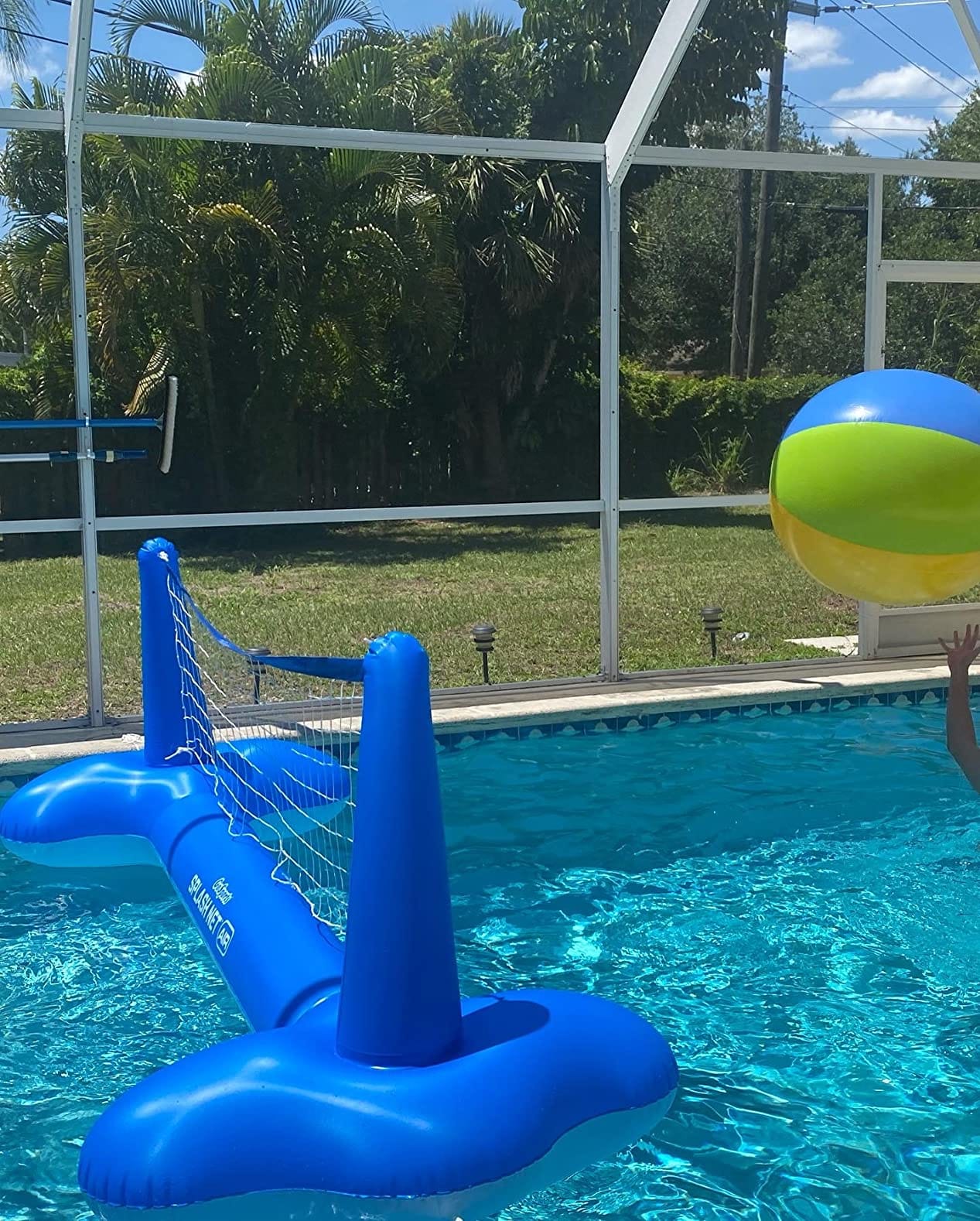GoSports Splash Net Air, Inflatable Pool Volleyball Game - Includes Floating Net, Water Volleyballs and Ball Pump customer photo 2