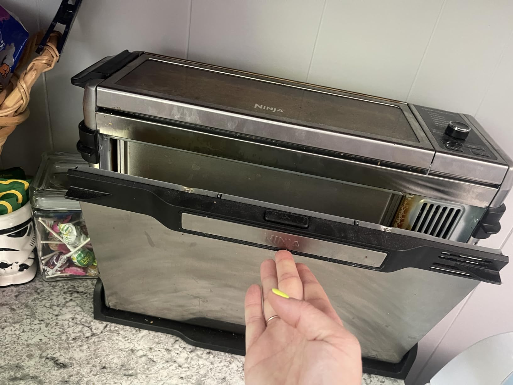 Ninja Foodi Smart Dual Heat Air Fry Oven, 13-in-1, Silver, SP351 customer photo 1