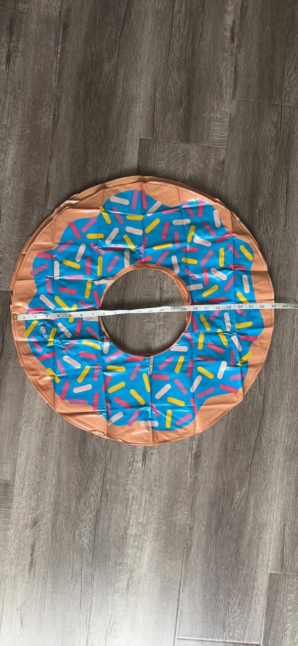 24-Inch Inflatable Donut Pool Floats (4-Pack) Swim Rings for Kids Ages 2–6 customer photo 1