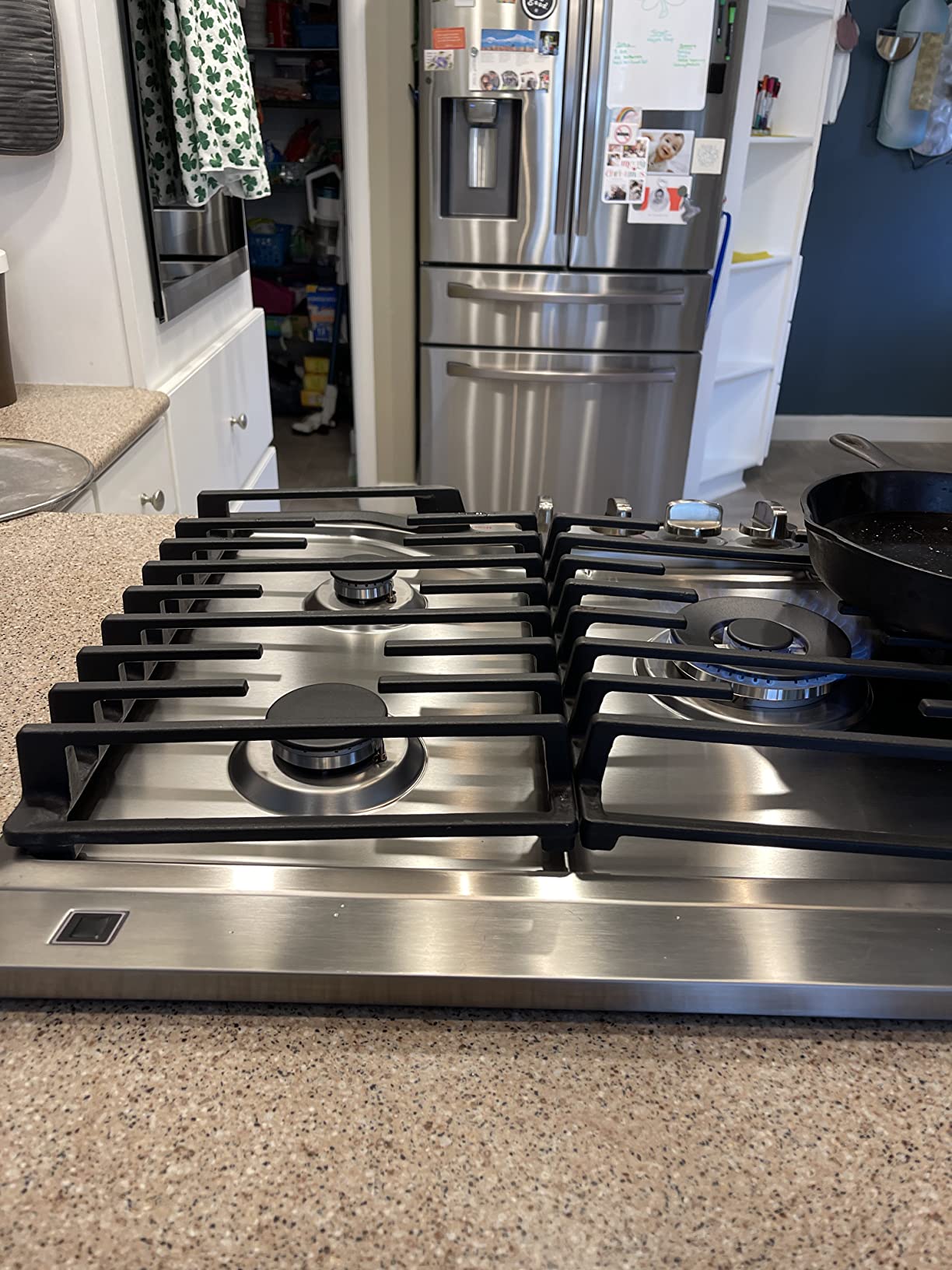 ThermoMate Heavy 36 Inch Gas Cooktop with 5 Italy Sabaf Power Burners, Built In Stove Top of 304 Stainless Steel, Gas Hob NG/LPG Convertible, Cooker with Thermocouple Protection CSA Certified customer photo 2