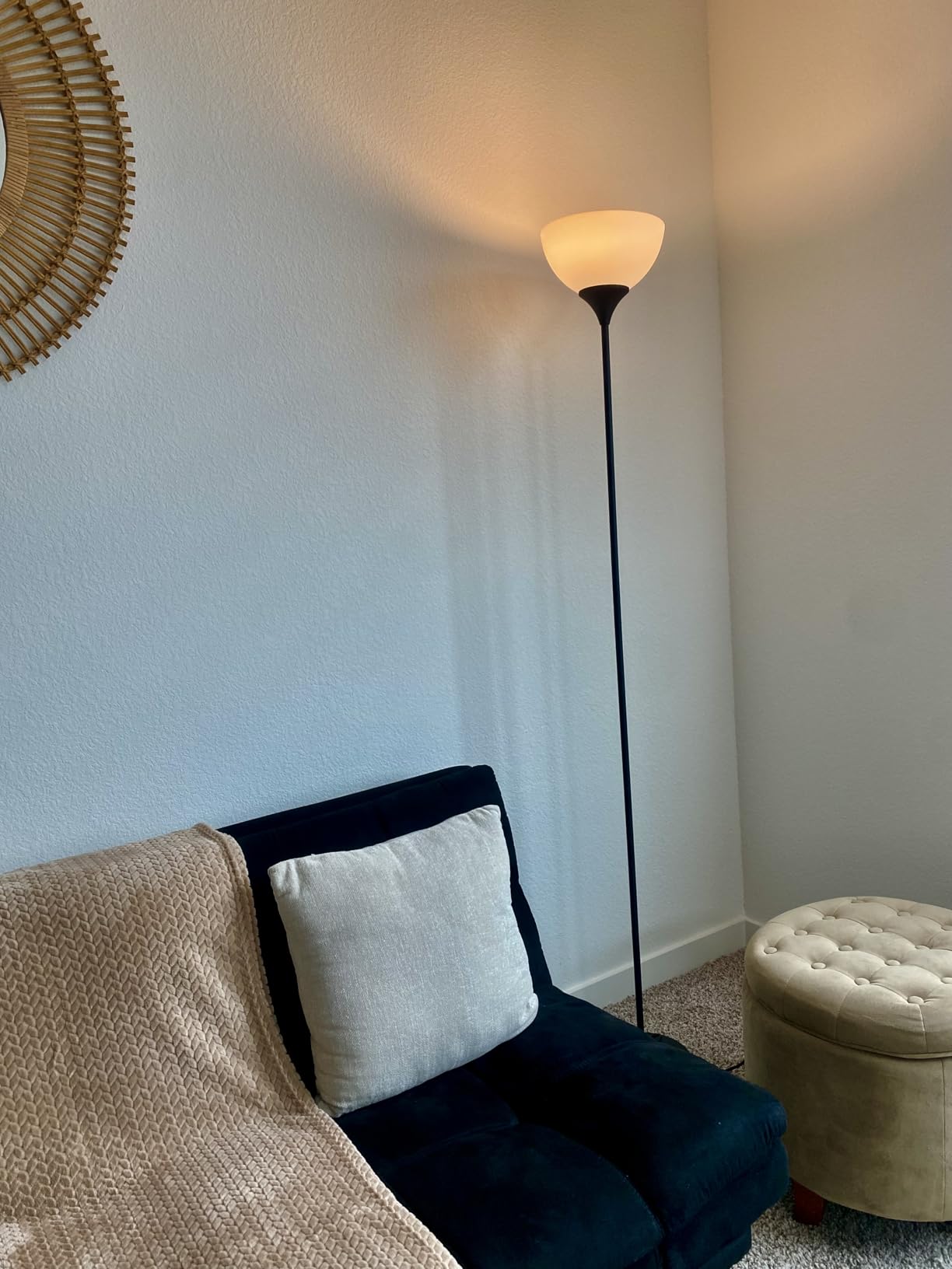 PESRAE Floor Lamp, Remote Control, Stepless Brightness & Color Temperature customer photo 2