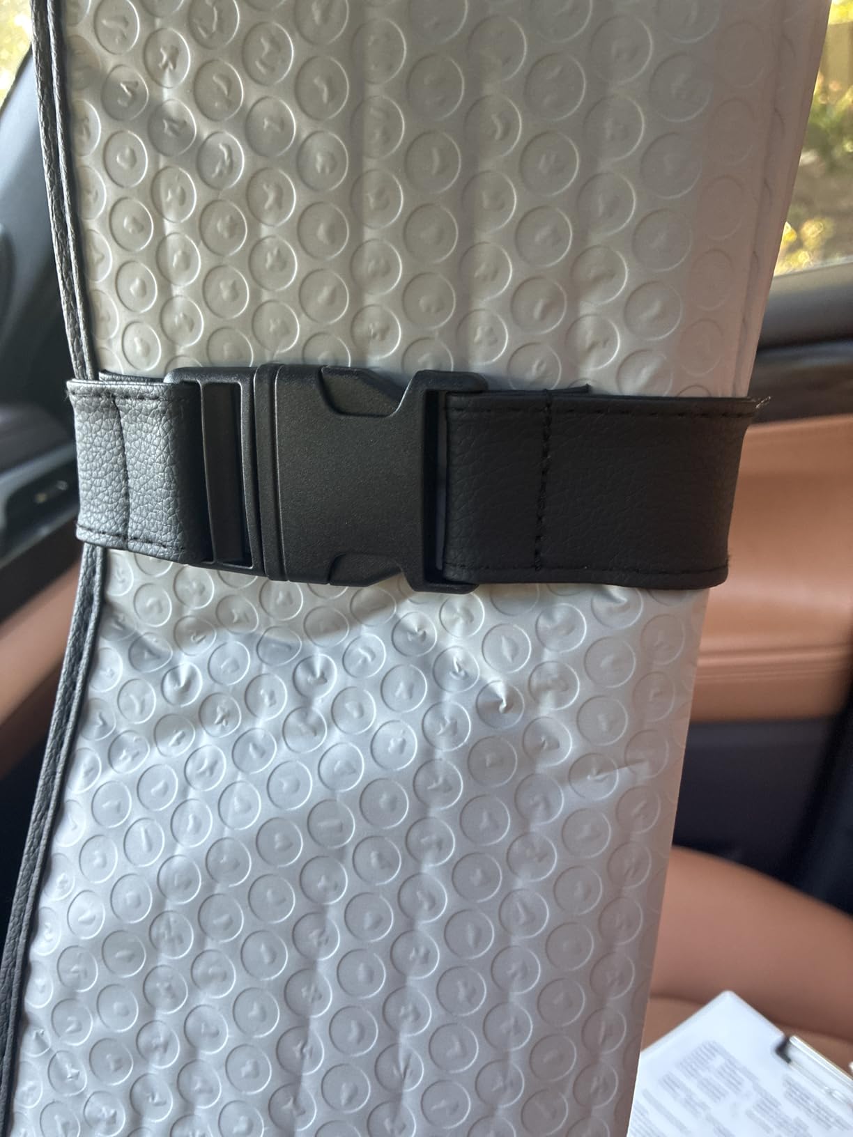 EcoNour Accordion Car Windshield Sun Shade | Car Sun Visor to Protect Harmful UV Rays | Foldable Automotive Windshield Sunshades | Window Sun Blocker to Keep Your Vehicle Cool & Comfort - 58