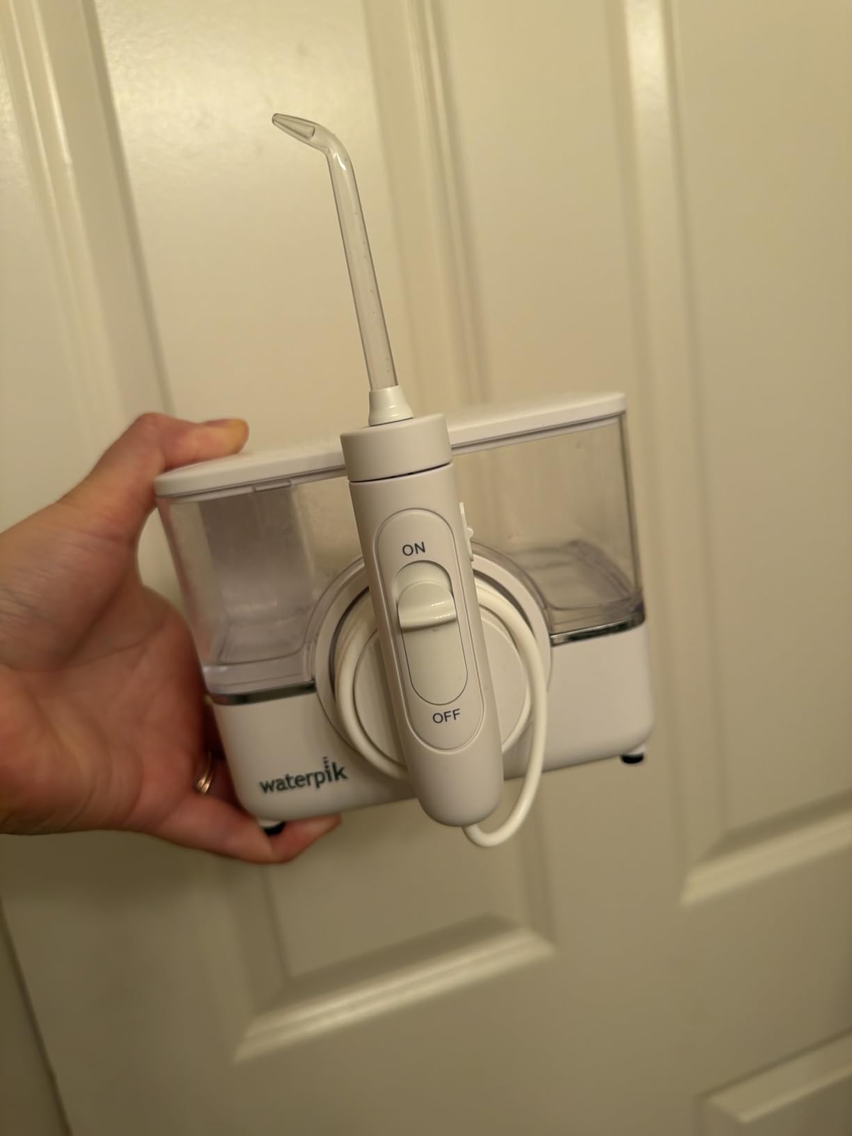 Waterpik ION Rechargeable Water Flosser with 10 Settings, 7 Tips, White customer photo 2
