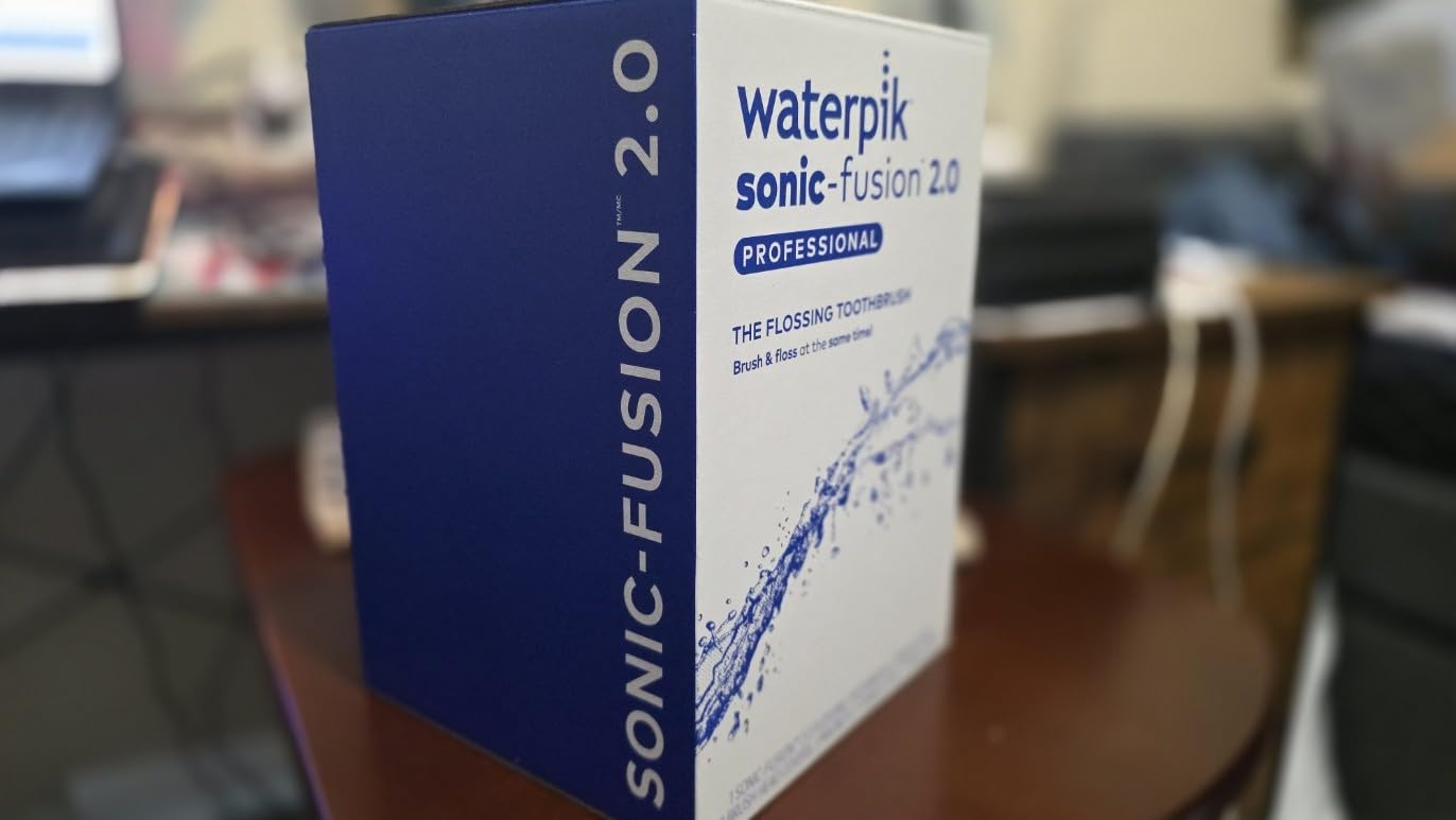Waterpik Sonic-Fusion Flossing Electric Toothbrush Water Flosser, White | 2-in-1 Combo with 3 Modes for Daily Gum Health & Cleaning Teeth, Braces, Implants, ADA Accepted, SF-04 Packaging May Vary customer photo 2