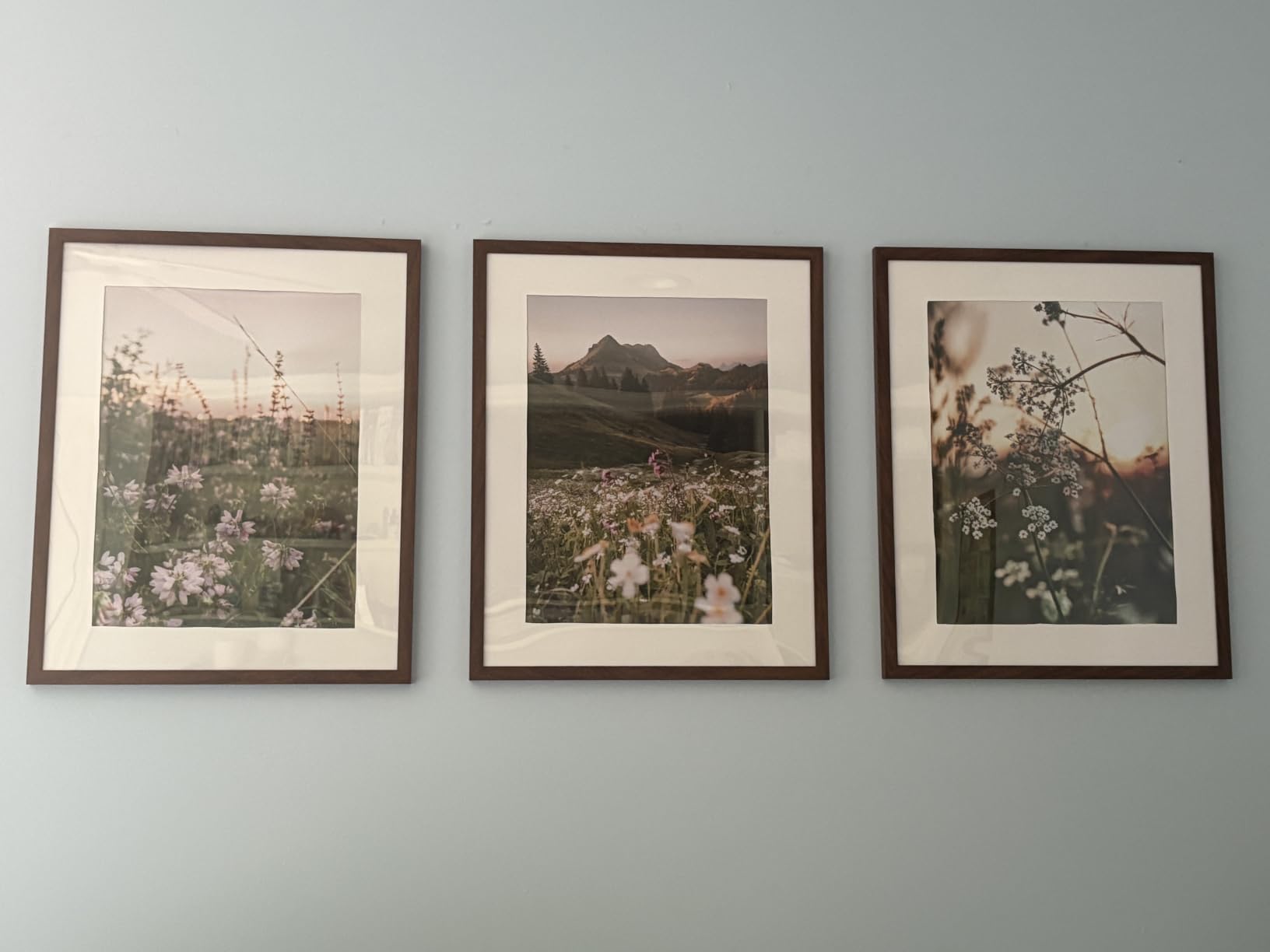 upsimples 8x10 Picture Frames, Gallery Wall Frames Set of 5, Black customer photo 2