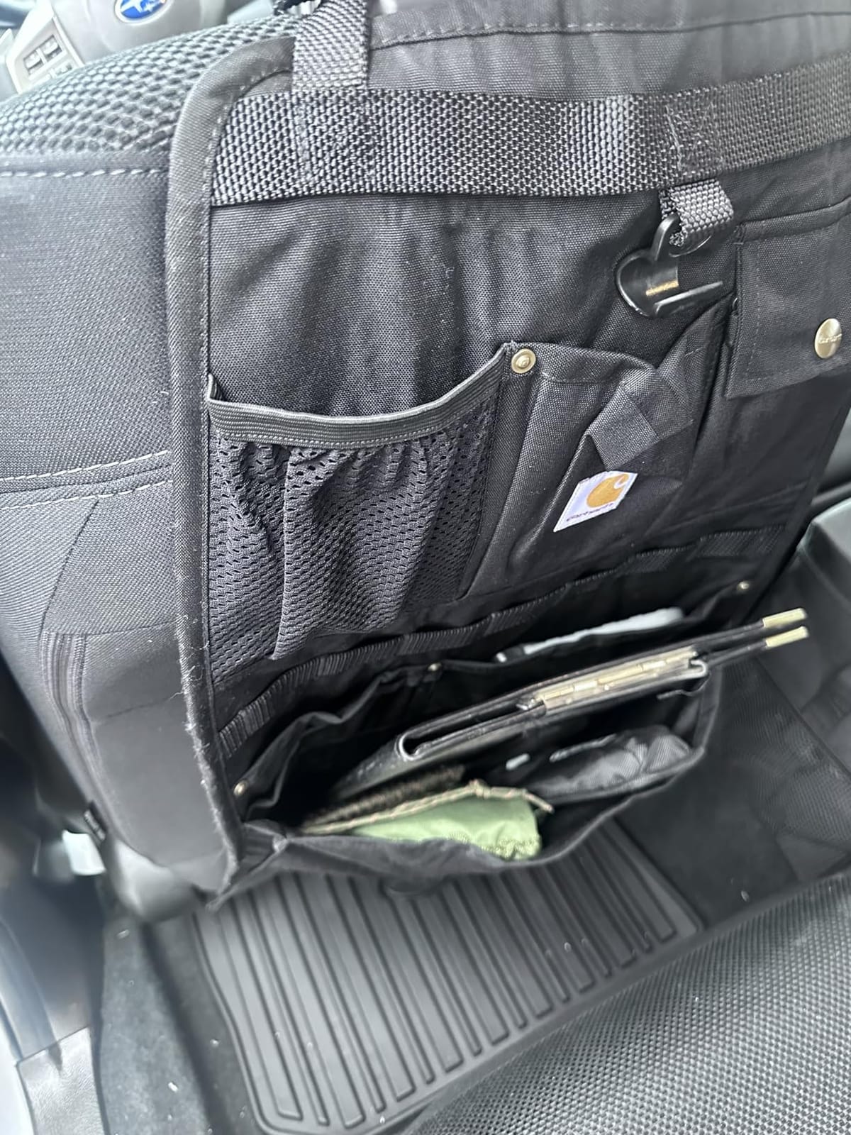 Carhartt Universal Nylon Duck Seat Organizer Black customer photo 2