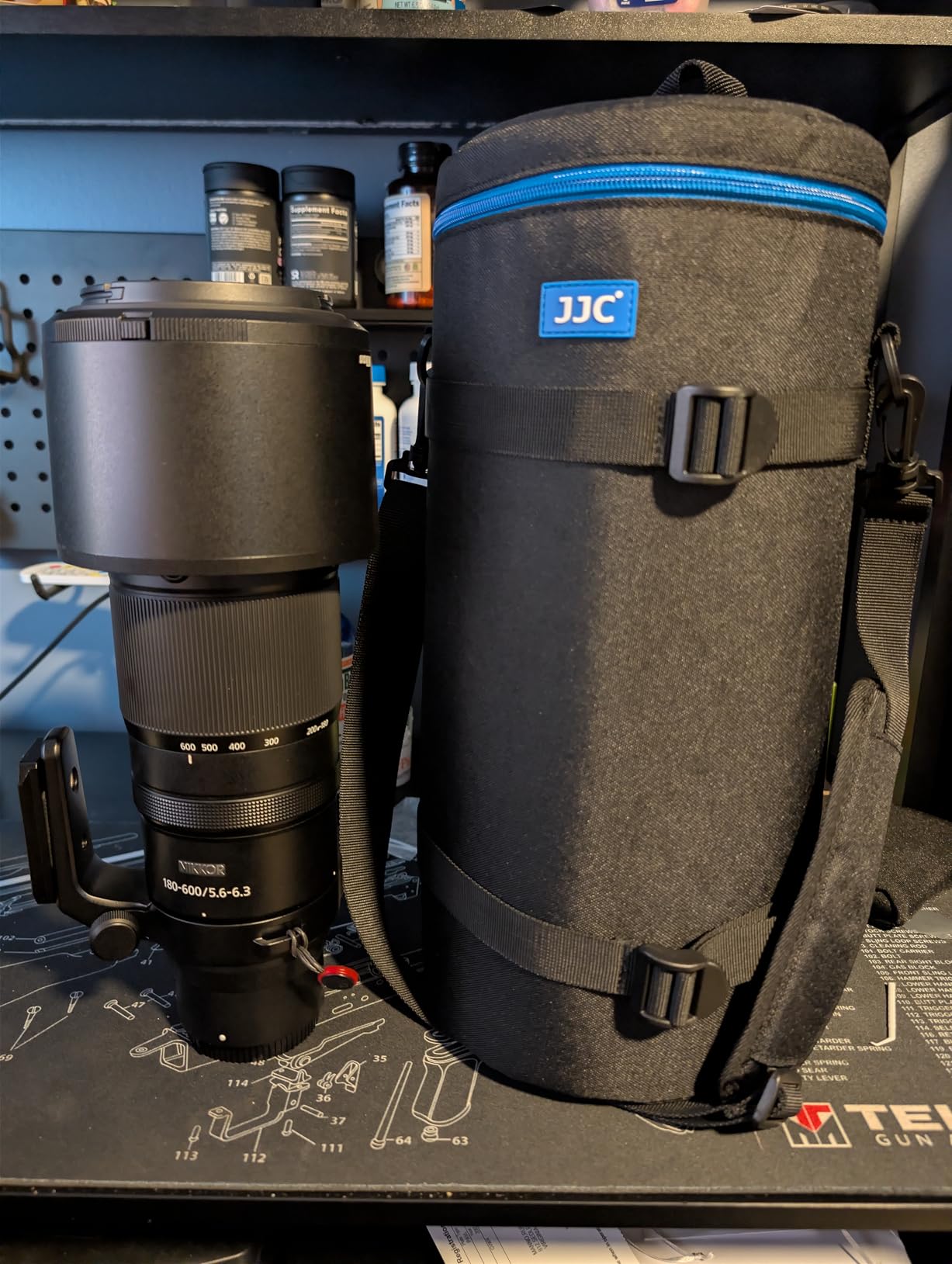 JJC Extra Large Camera Lens Case Bag for Canon RF 200-800mm Below 5.5x14.6 customer photo 1