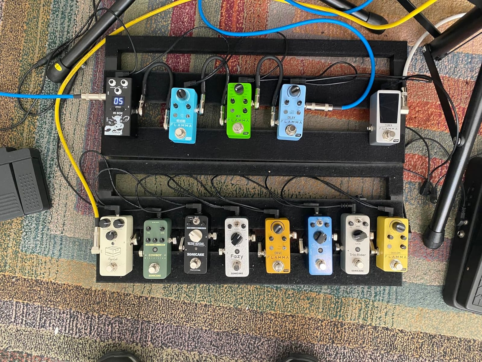 FLAMMA FC05 Modulation Guitar Pedal with Chorus Flanger Tremolo Phaser Vibrato Rotary Liquid Autowah Stutter Ring LowBit customer photo 1