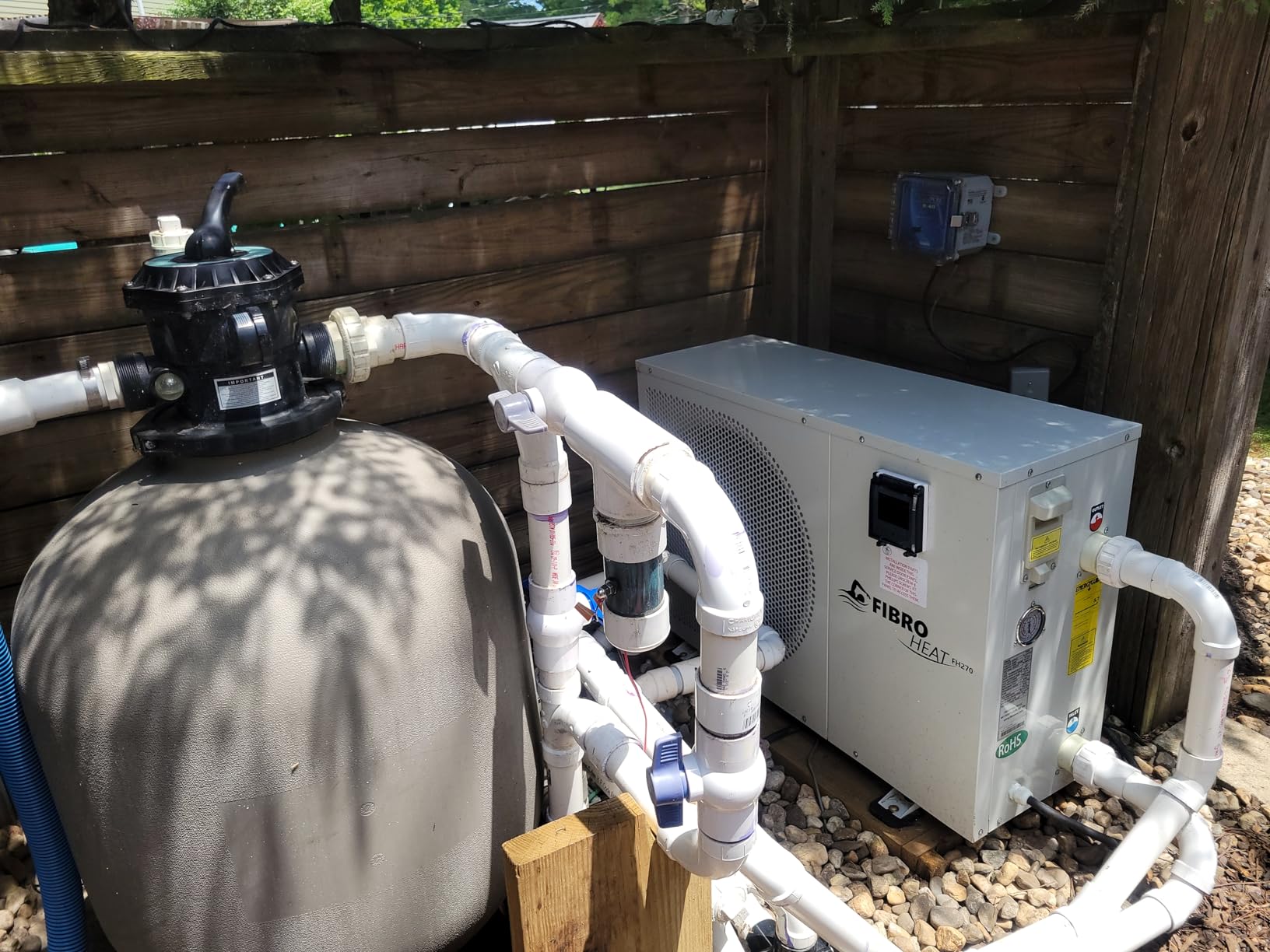 FibroPool FH270 70,000 BTU Pool Heat Pump - COP 5.77, 240V, 15,000 Gal customer photo 1