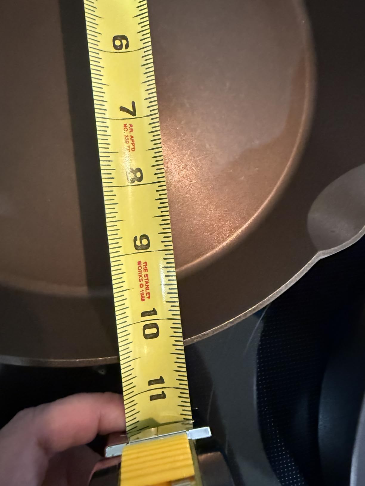 Lancaster Cast Iron Lightweight Cast Iron Skillet - 10.5” Pre-Seasoned Frying Pan Made in USA customer photo 2