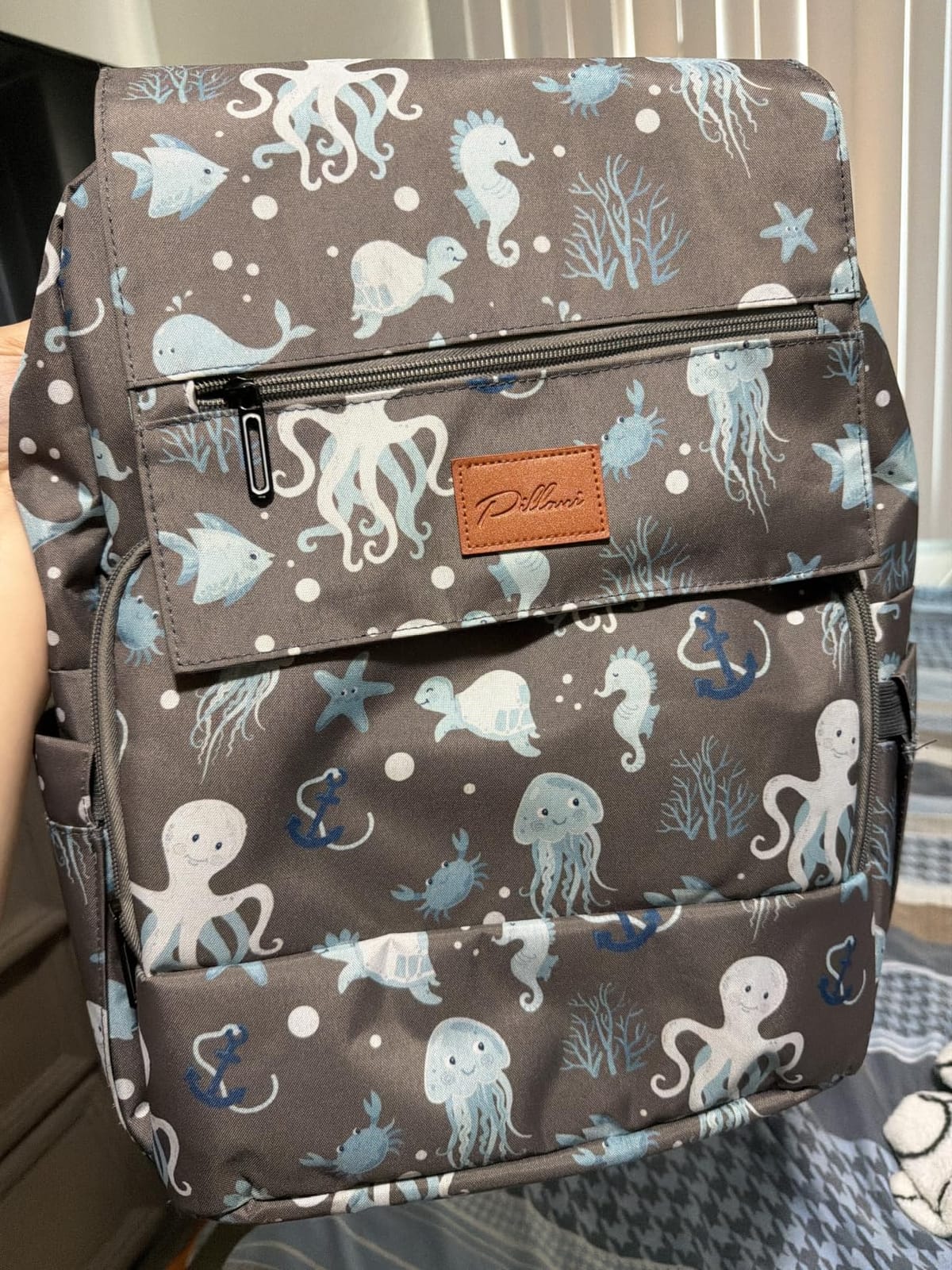 Pillani Baby Diaper Bag Backpack - Baby Bag for Girls & Boys, Large Waterproof Diaper Backpack - Baby Shower Gifts for Boys & Registry Must Haves - Travel Diaper Bags with Changing Pad - Newborn Stuff customer photo 1