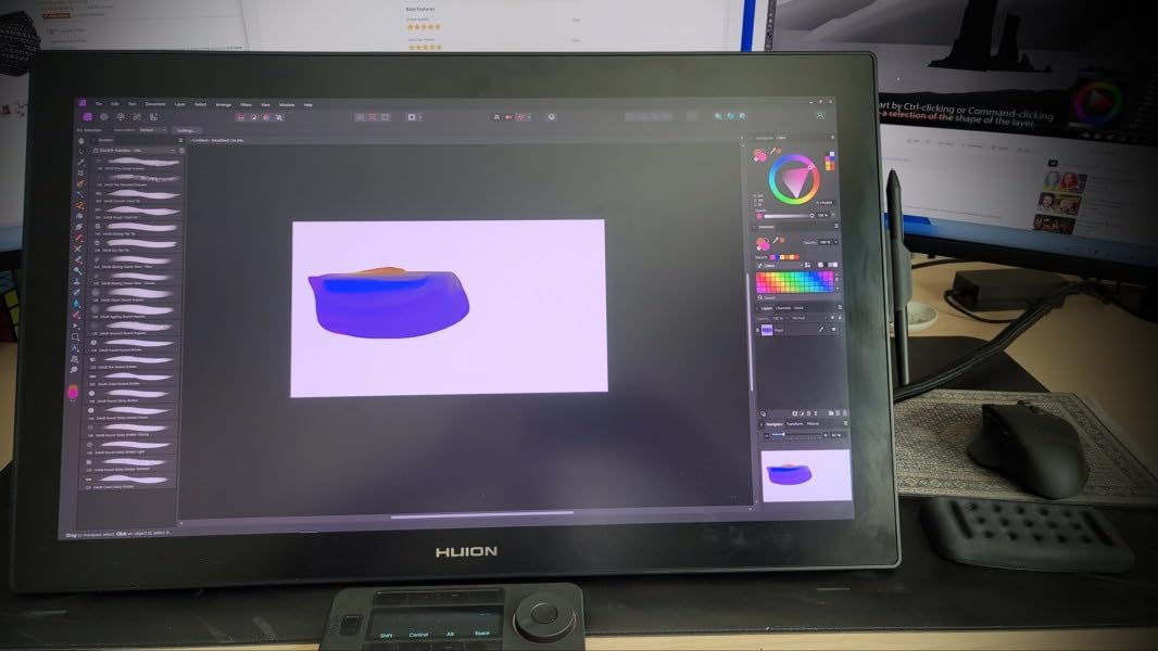 HUION KAMVAS Pro 24 4K UHD Drawing Tablet with Screen 140% sRGB customer photo 2