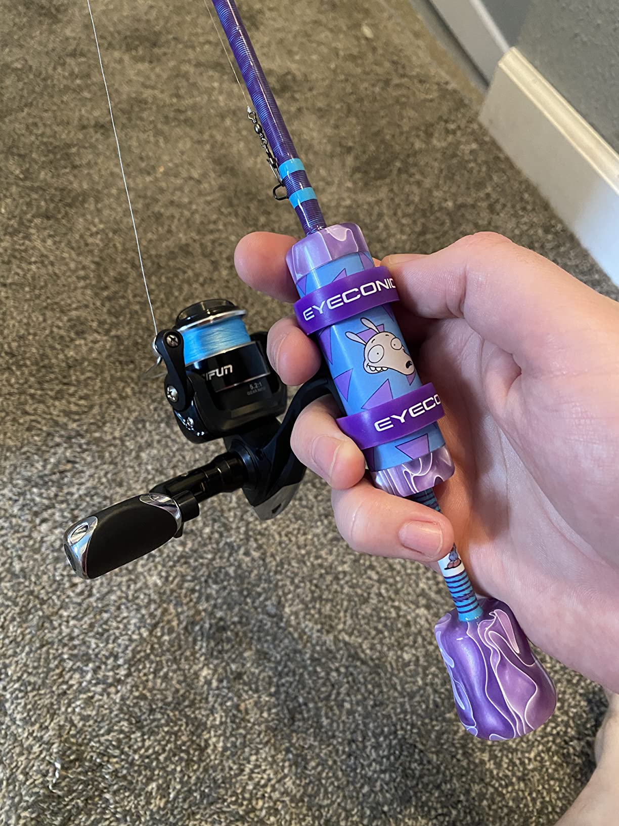 Piscifun ICX II Ice Fishing Reel, Silver, Size 500 customer photo 1
